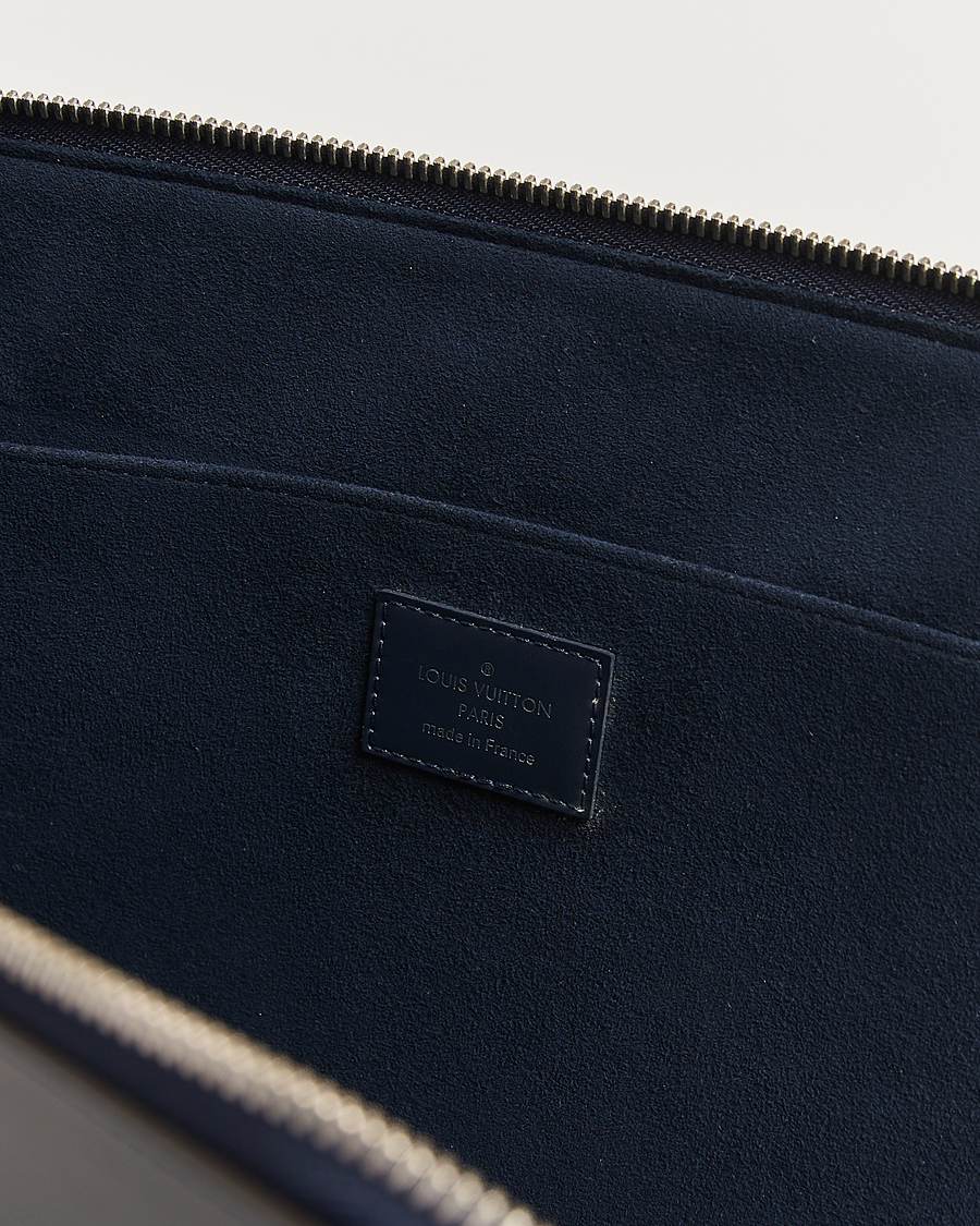 Homme | Pre-Owned & Vintage Bags | Louis Vuitton Pre-Owned | Porte Documents Epi Leather Navy