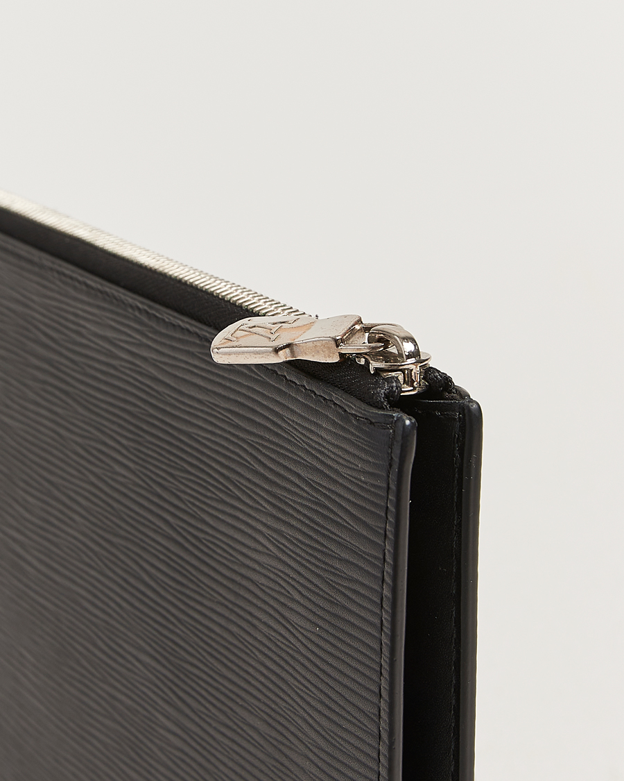 Homme | Pre-Owned & Vintage Bags | Louis Vuitton Pre-Owned | Porte Documents Epi Leather Black