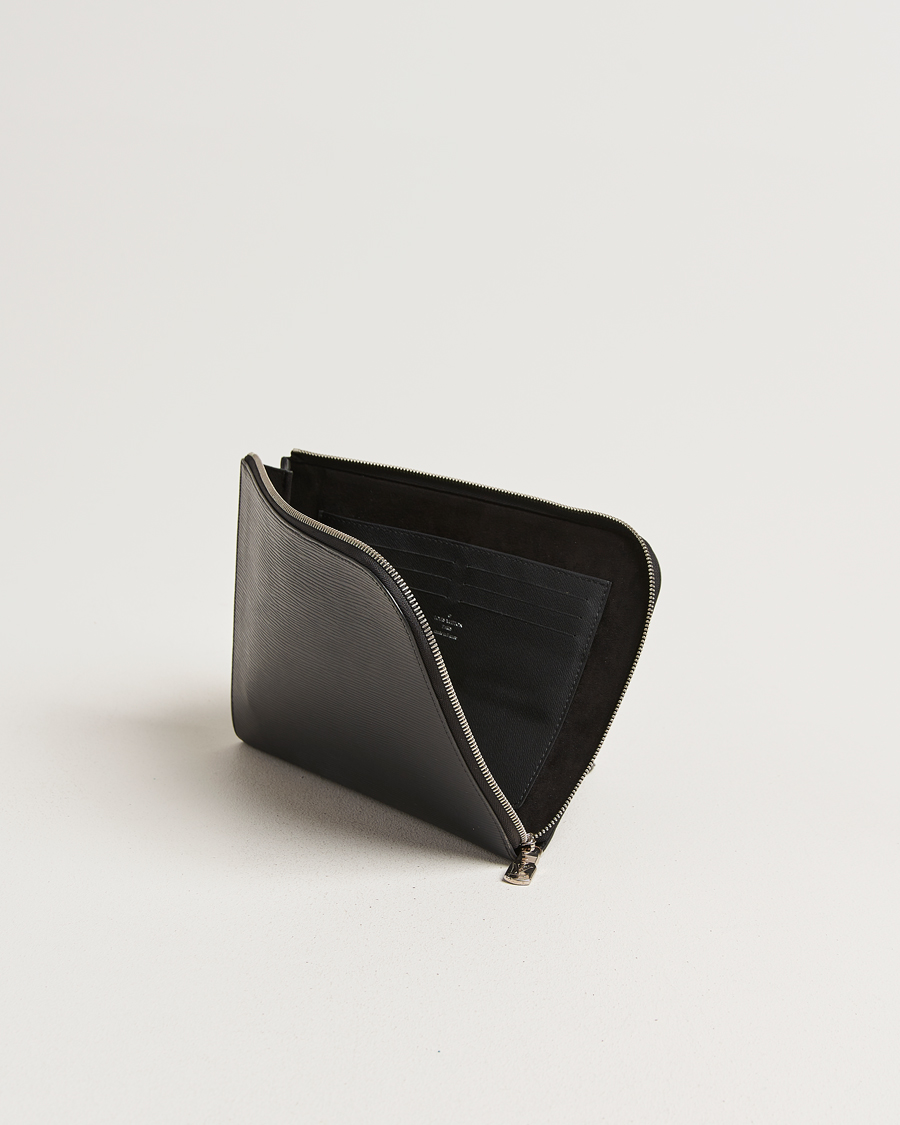 Homme | Pre-Owned & Vintage Bags | Louis Vuitton Pre-Owned | Porte Documents Epi Leather Black