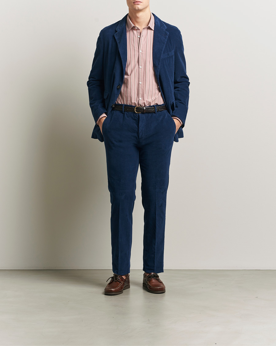 Homme | Costumes | Massimo Alba | Sloop Corduroy Suit Midnight Blue