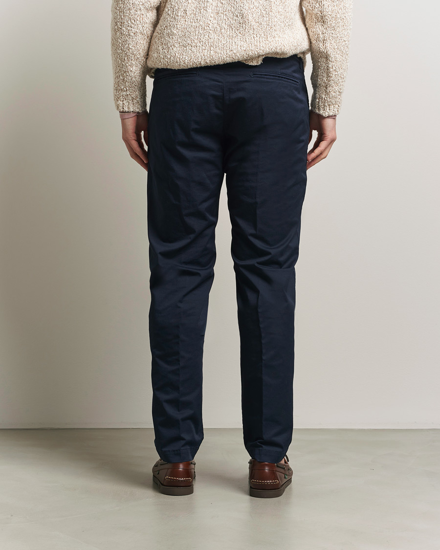 Homme | Pantalons | Massimo Alba | Winch Cotton Gabardine Trousers Navy