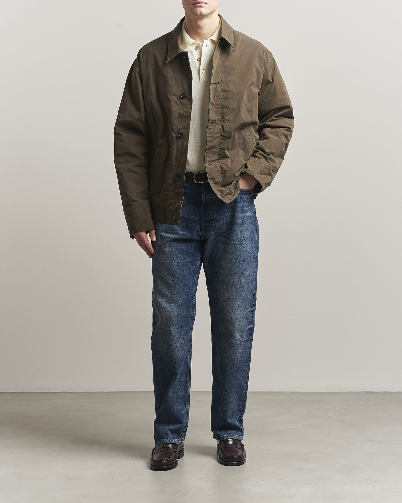 Homme | Manteaux Et Vestes | Massimo Alba | Lined Cotton Bomber Jacket Hunter