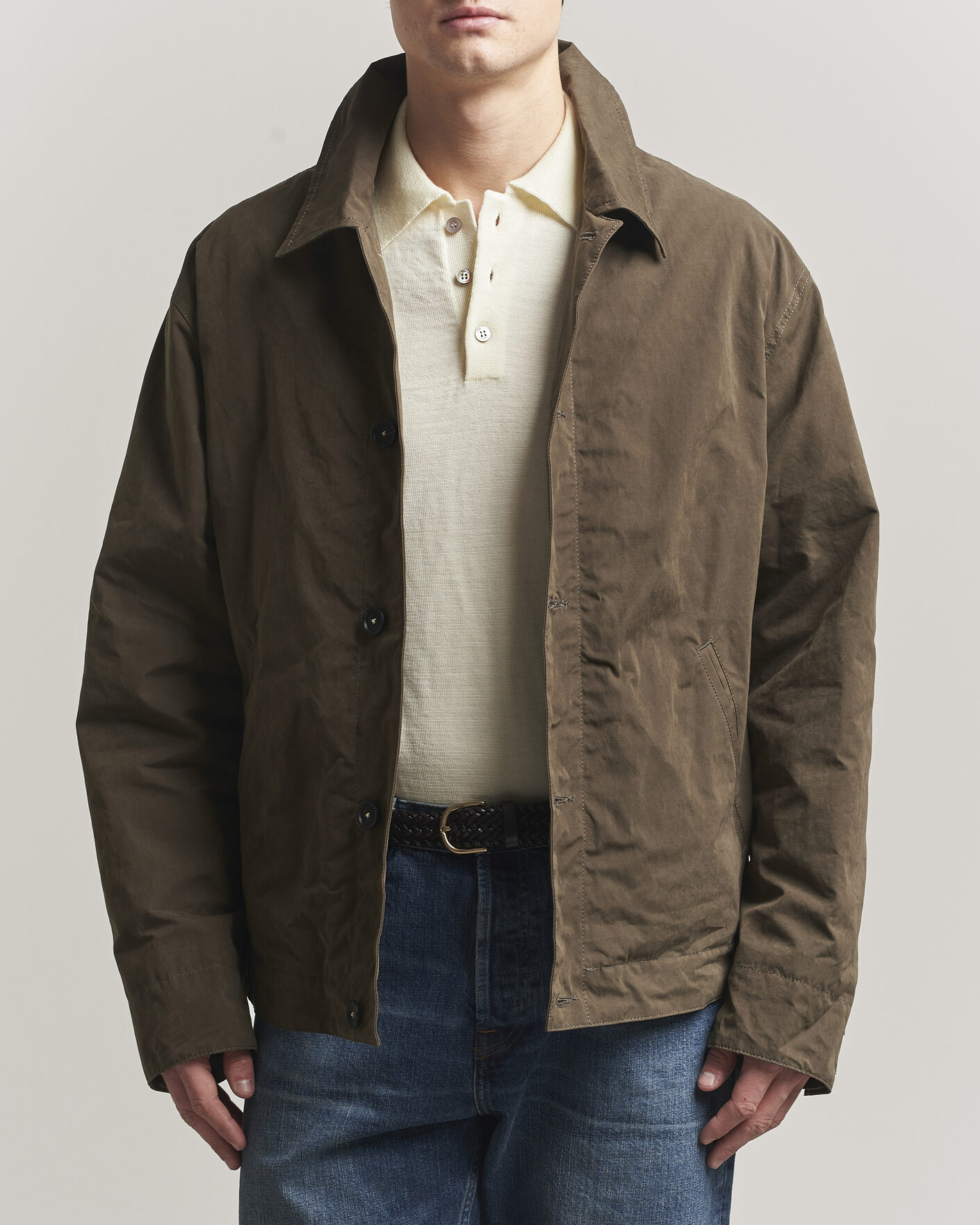 Homme | Manteaux Et Vestes | Massimo Alba | Lined Cotton Bomber Jacket Hunter