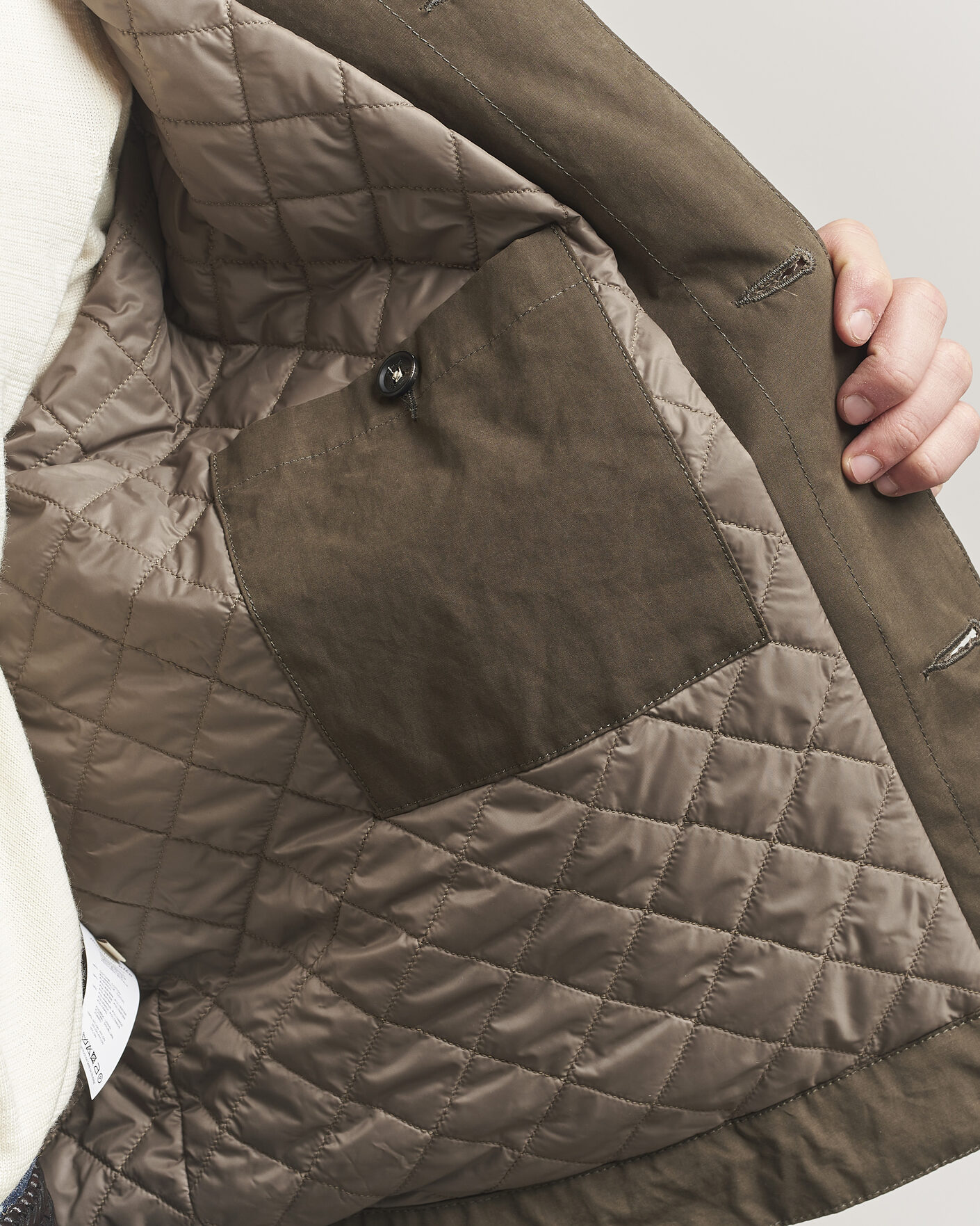 Homme | Manteaux Et Vestes | Massimo Alba | Lined Cotton Bomber Jacket Hunter