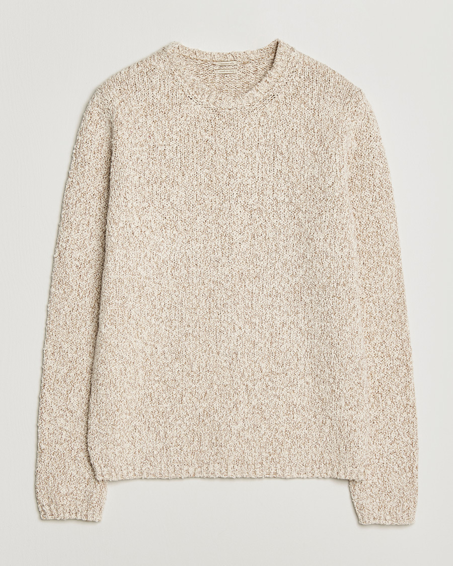 Homme | Pulls Et Tricots | Massimo Alba | Cotton Boucle Sweater Bronze