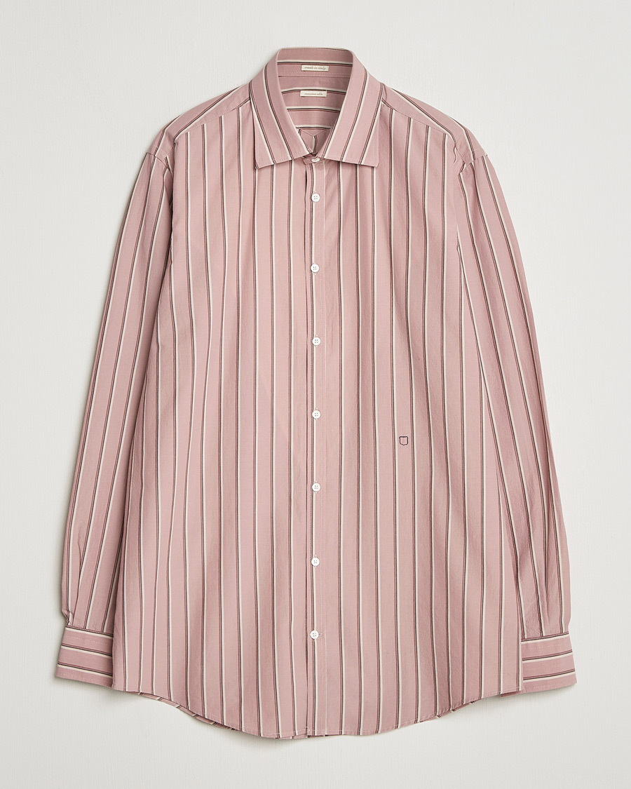 Homme | Chemises | Massimo Alba | Genova Striped Shirt Old Rose