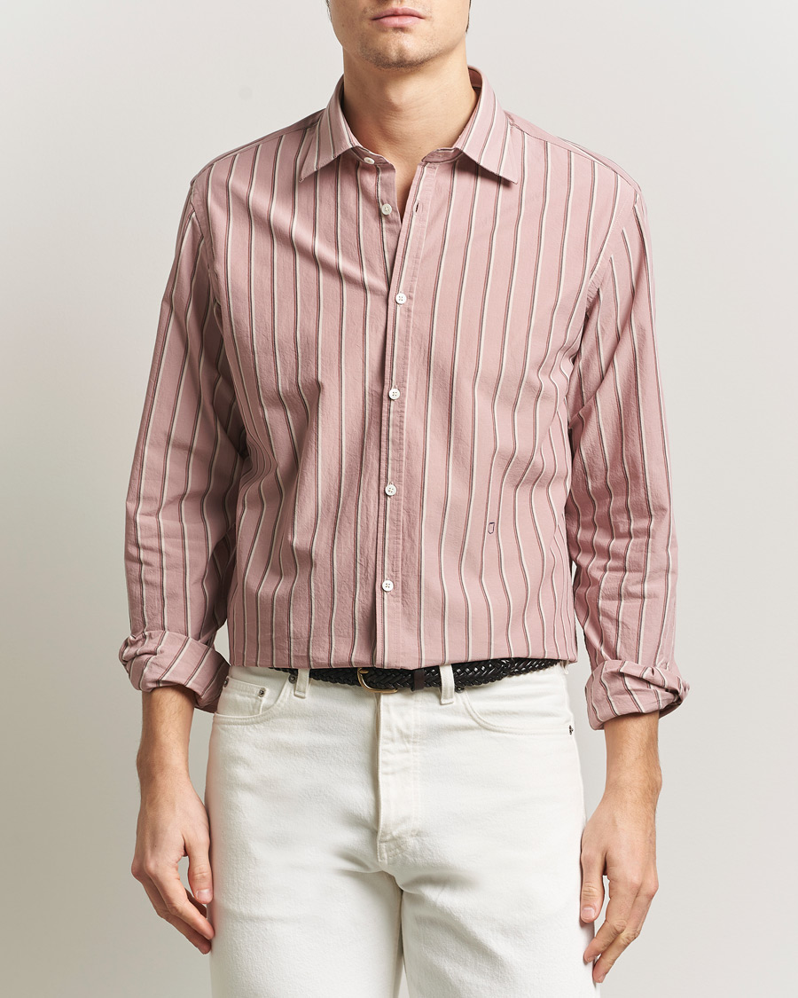 Homme | Chemises | Massimo Alba | Genova Striped Shirt Old Rose