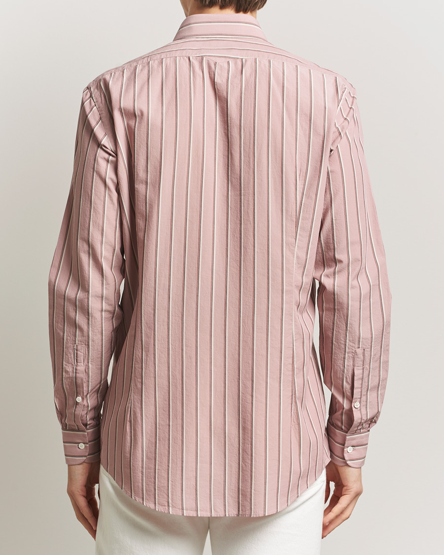 Homme | Chemises | Massimo Alba | Genova Striped Shirt Old Rose