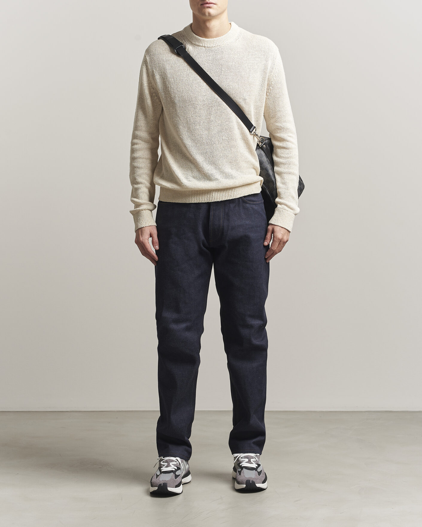Homme | Pulls Et Tricots | Jil Sander | Silk Blend Crew Neck Sweater Sand