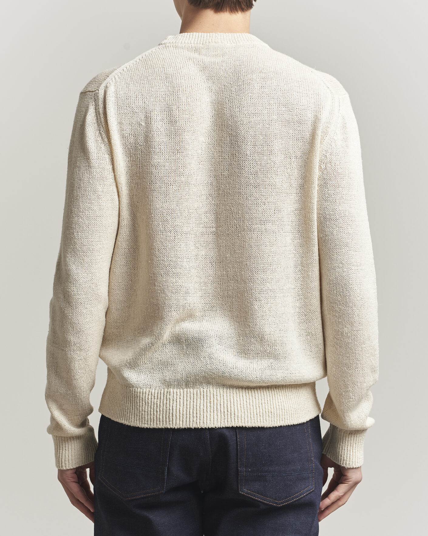 Homme | Pulls Et Tricots | Jil Sander | Silk Blend Crew Neck Sweater Sand