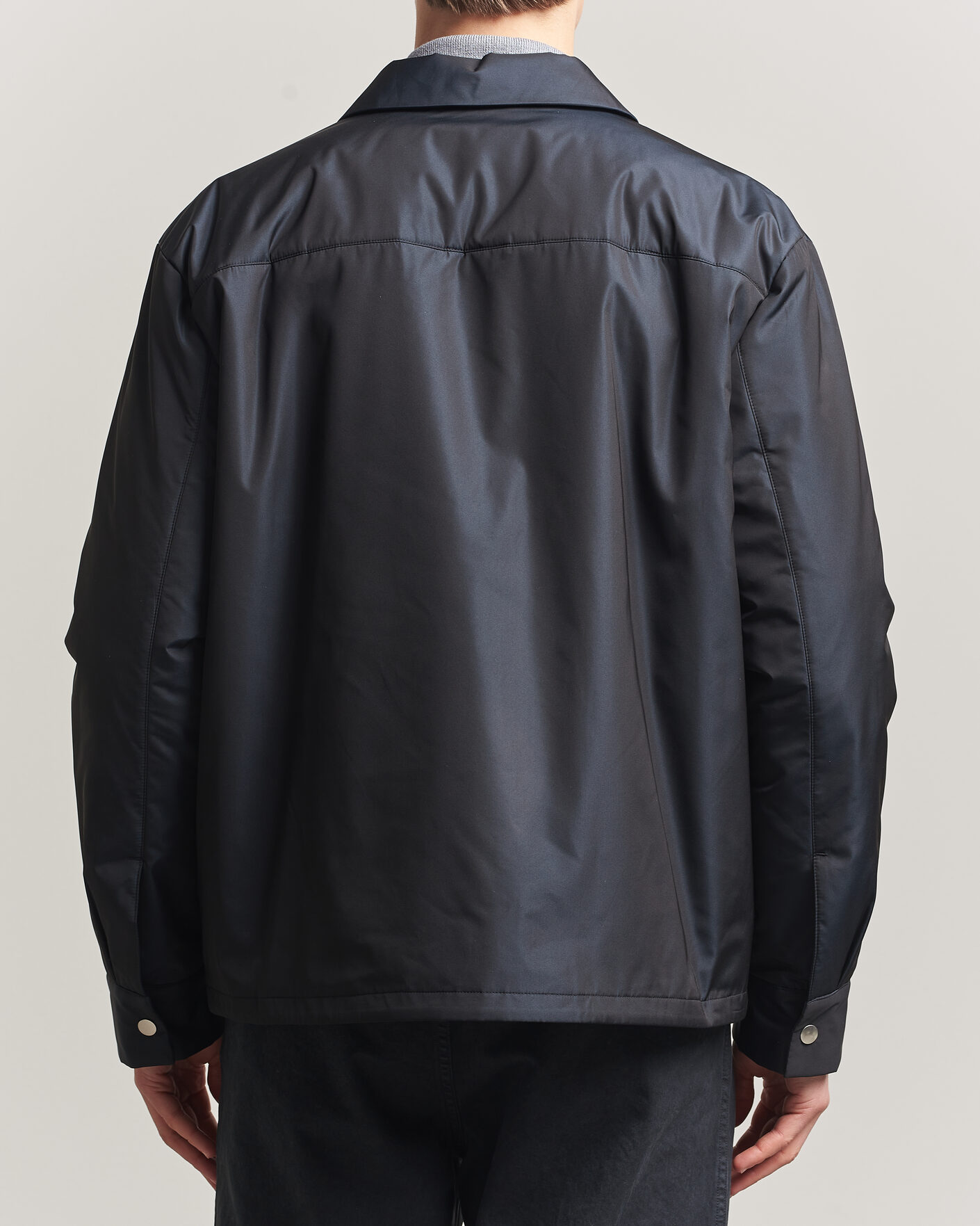 Homme | Manteaux Et Vestes | Jil Sander | Nylon Zip Jacket Navy