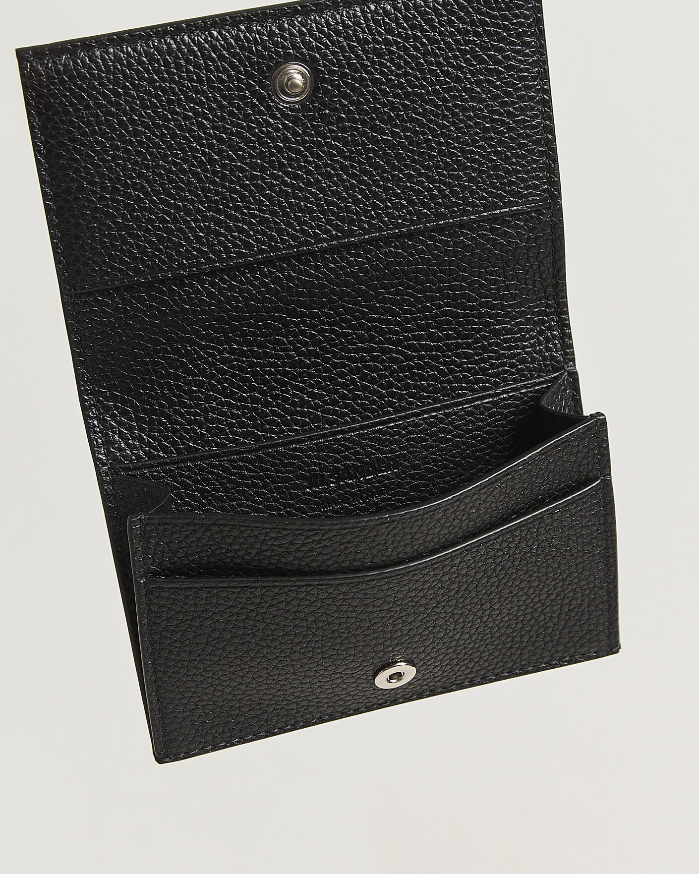Homme | Portefeuilles | Jil Sander | Grain Leather Card Holder Black