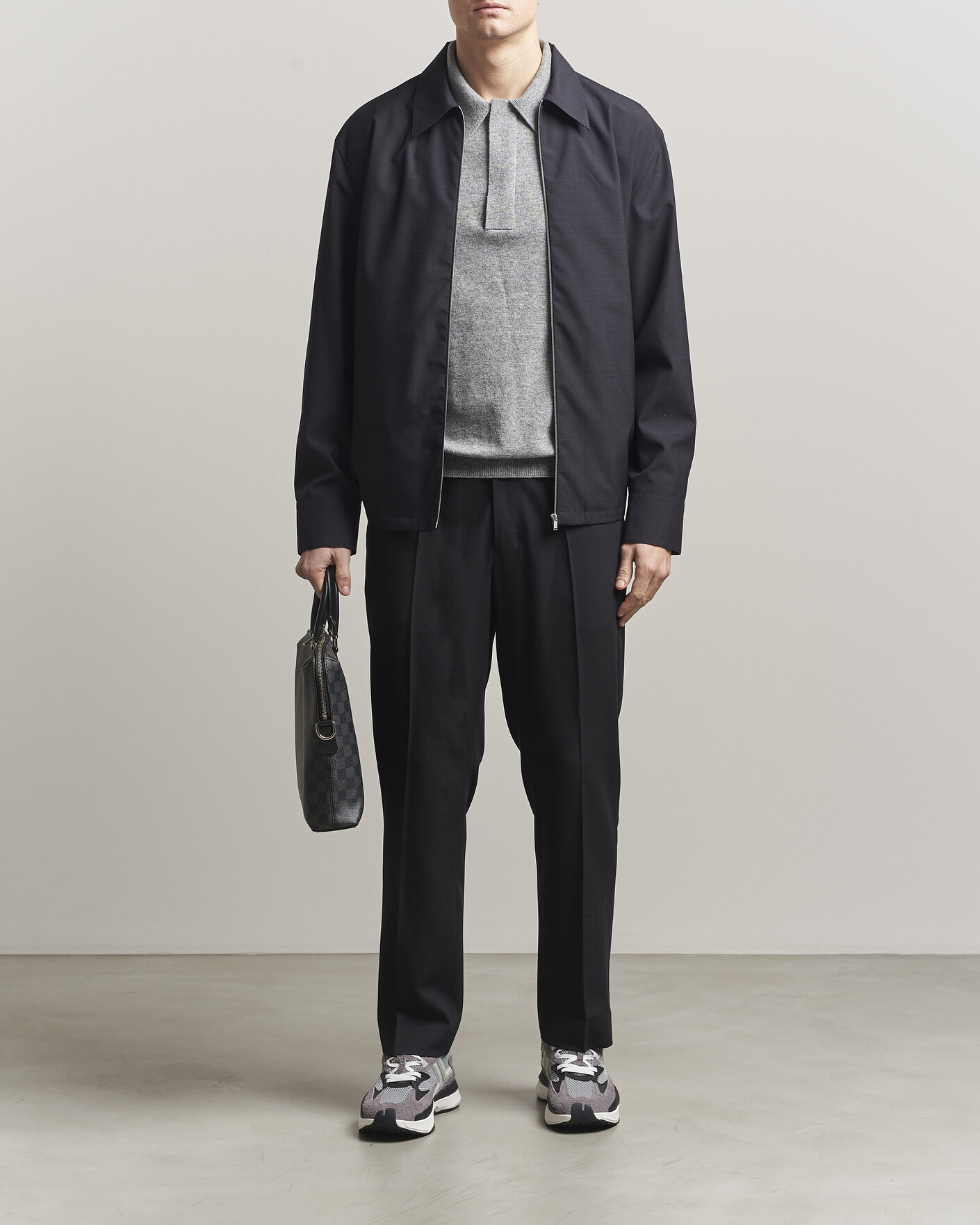 Homme | Chemises | Jil Sander | Zip Shirt Blouson Navy