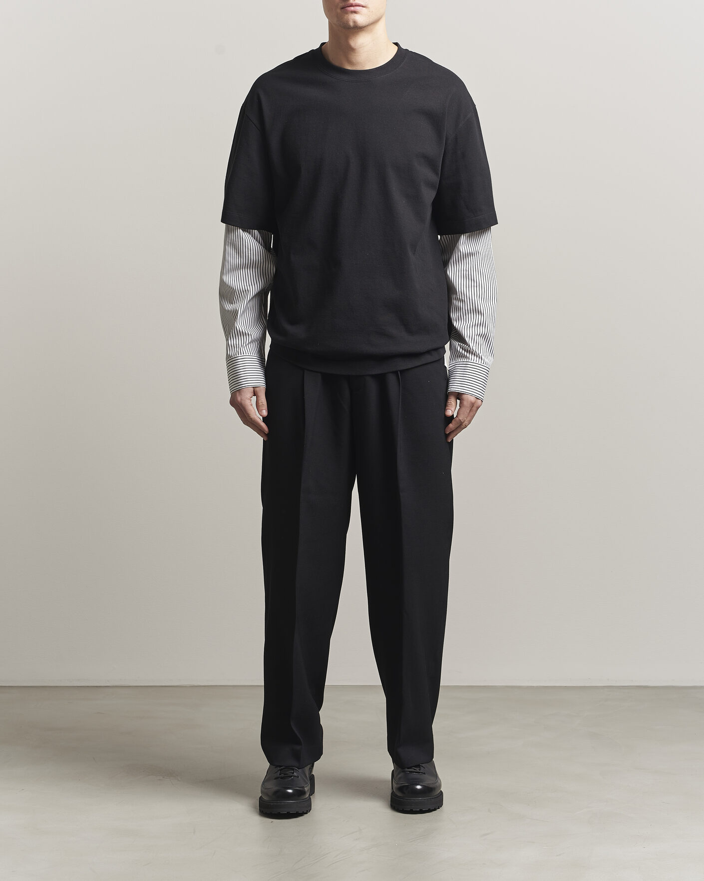 Homme | T-shirts | Jil Sander | Long Sleeve T-Shirt Black