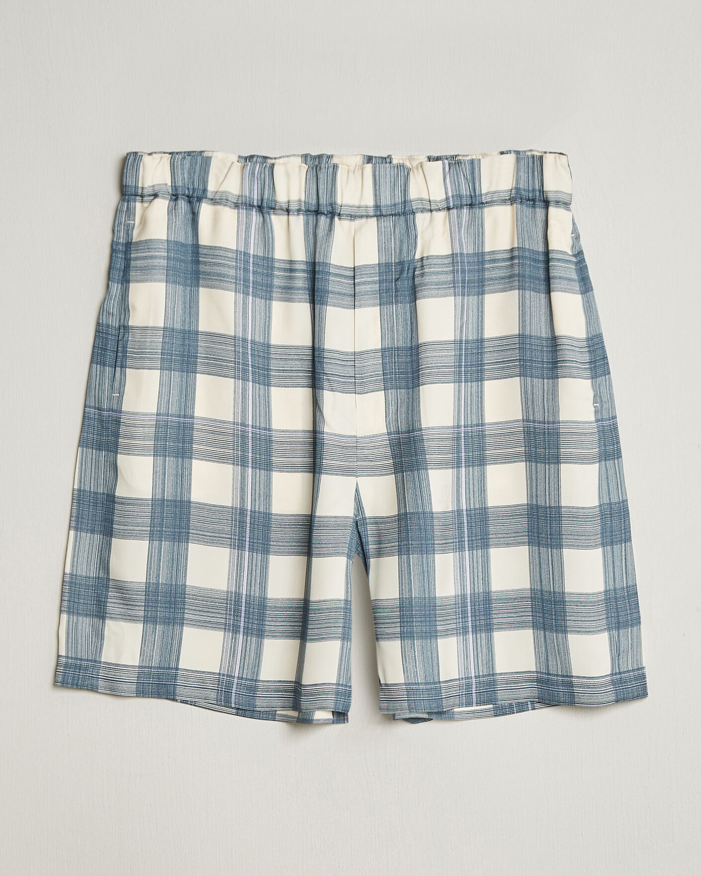 Homme | Shorts | Jil Sander | Vichy Check Shorts Blue/White