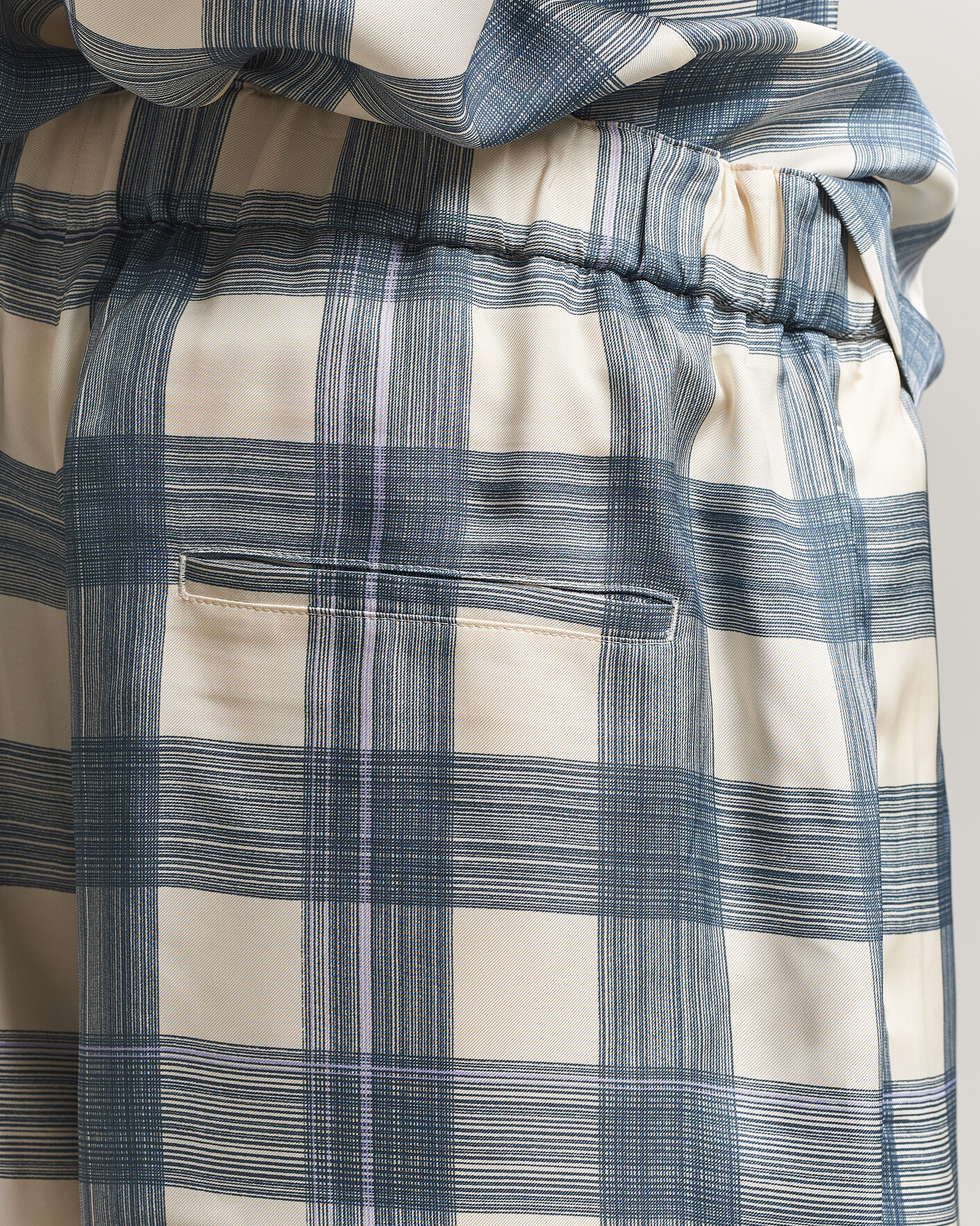 Homme | Shorts | Jil Sander | Vichy Check Shorts Blue/White