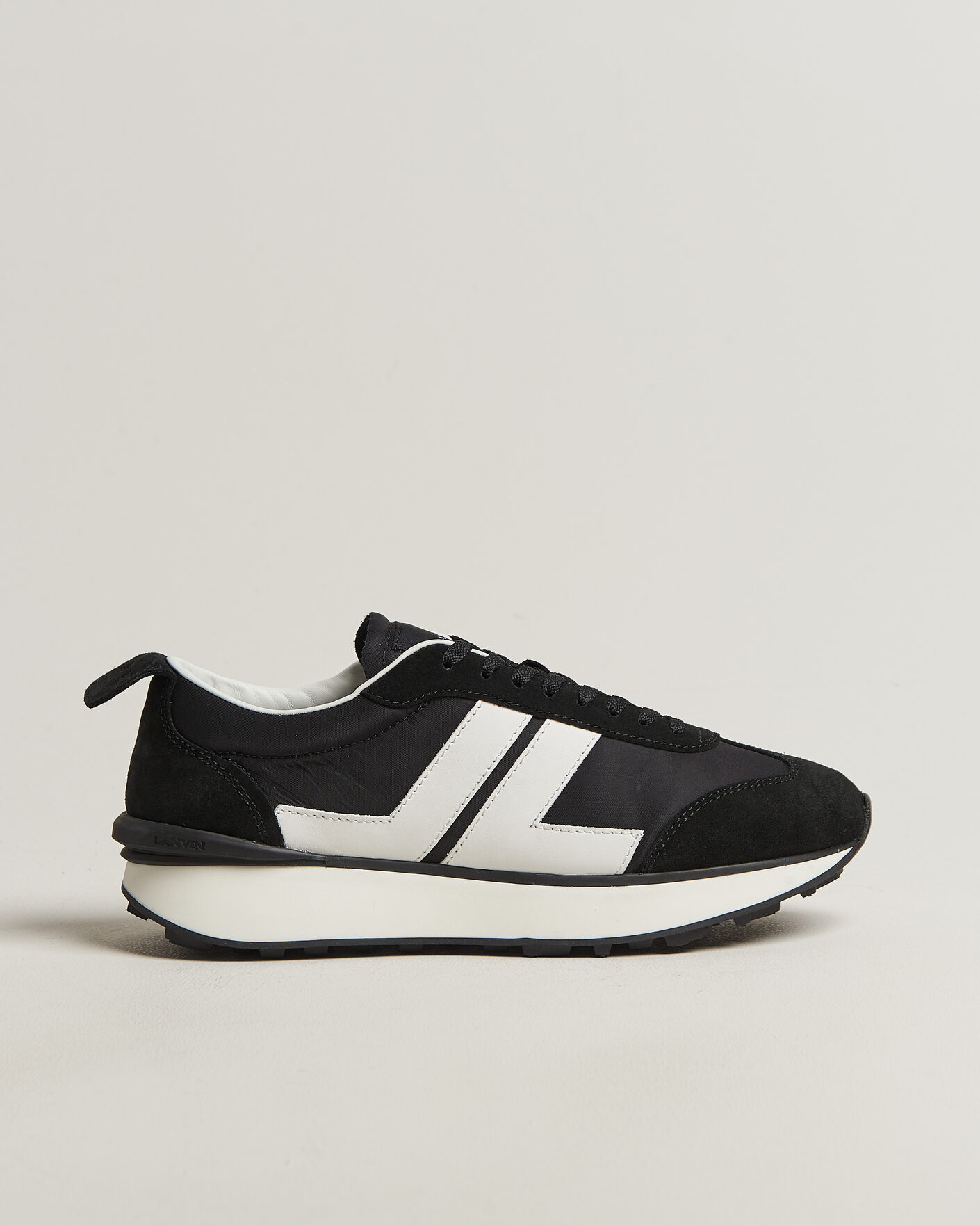 Homme | Baskets | Lanvin | Bumpr Running Sneakers Black/White