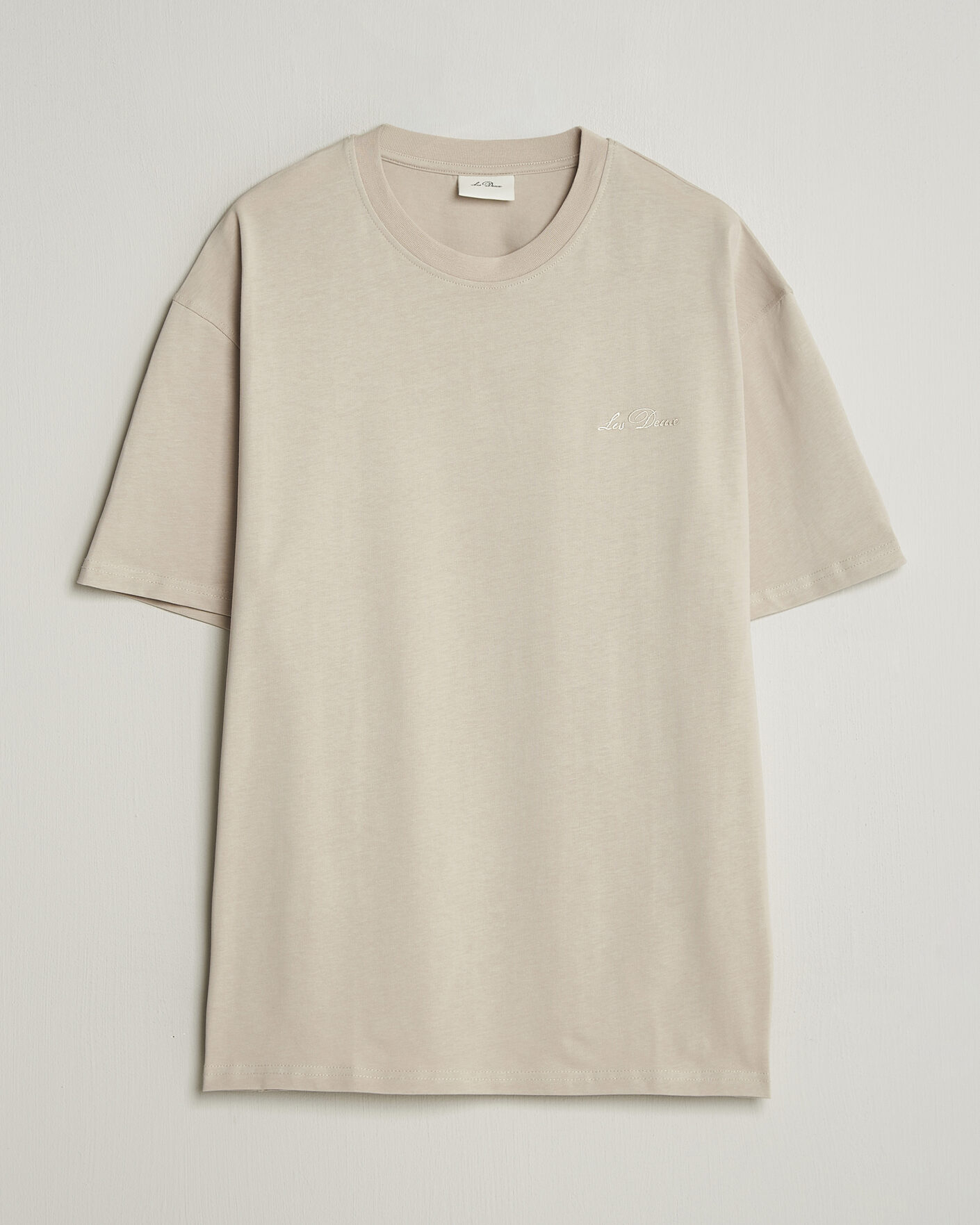 Homme | T-shirts | LES DEUX | Crew T-Shirt Light Sand