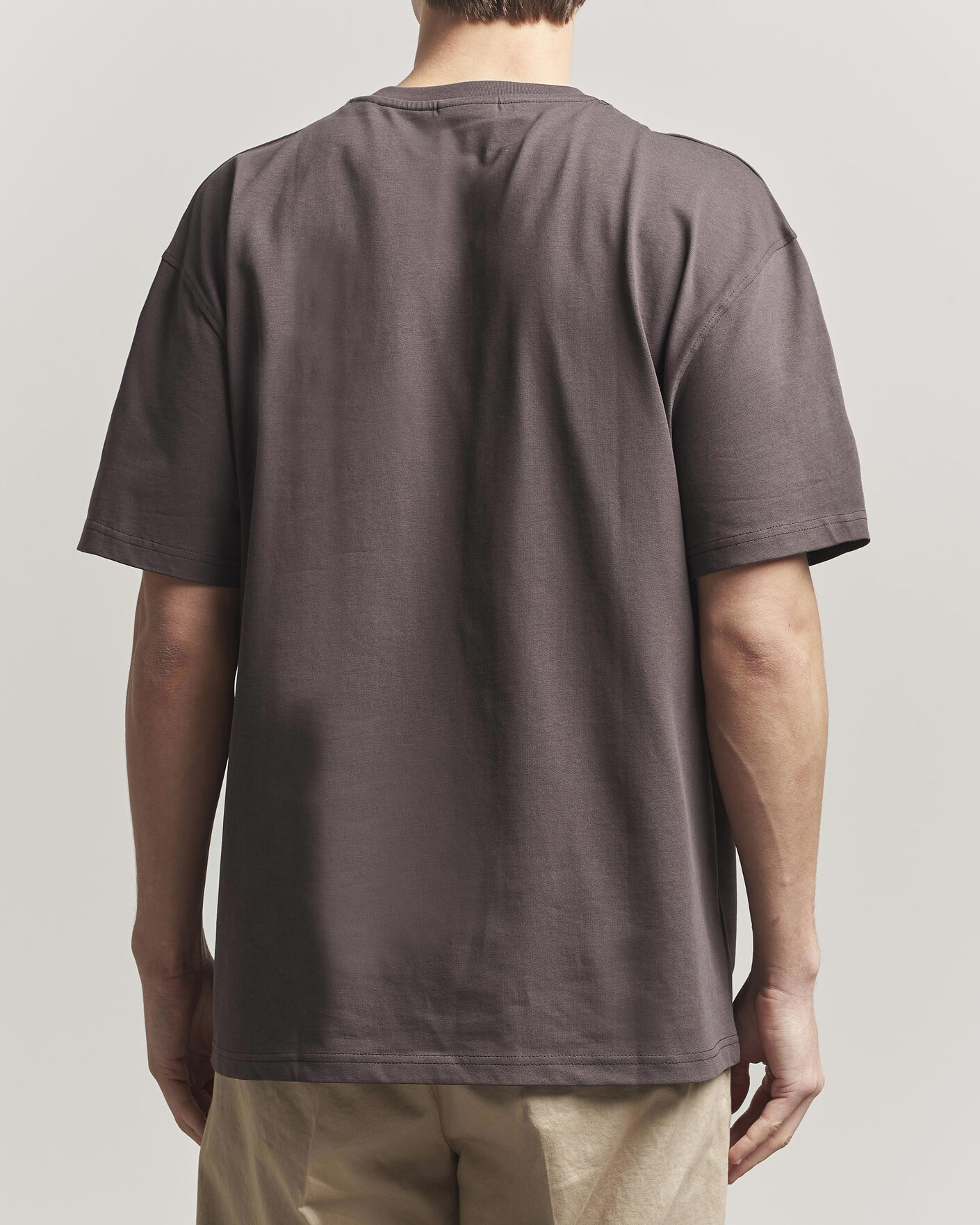 Homme | T-shirts | LES DEUX | Crew T-Shirt Coffee Brown