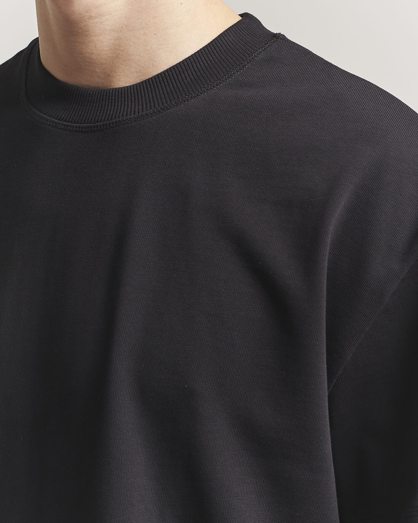 Homme | T-shirts | LES DEUX | Carl Heavyweight T-Shirt Black