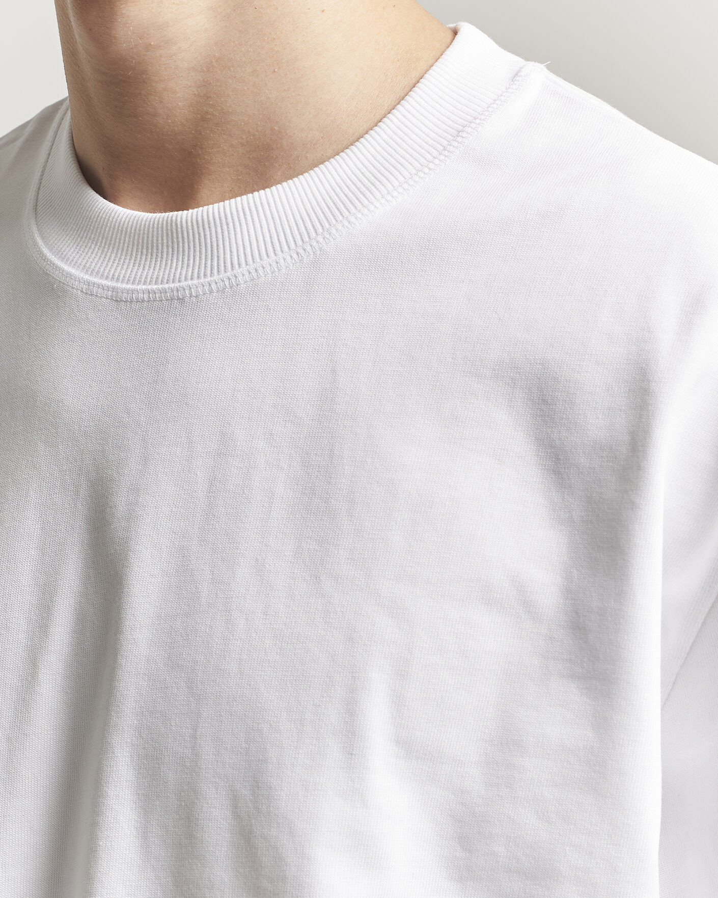 Homme | T-shirts | LES DEUX | Carl Heavyweight T-Shirt White