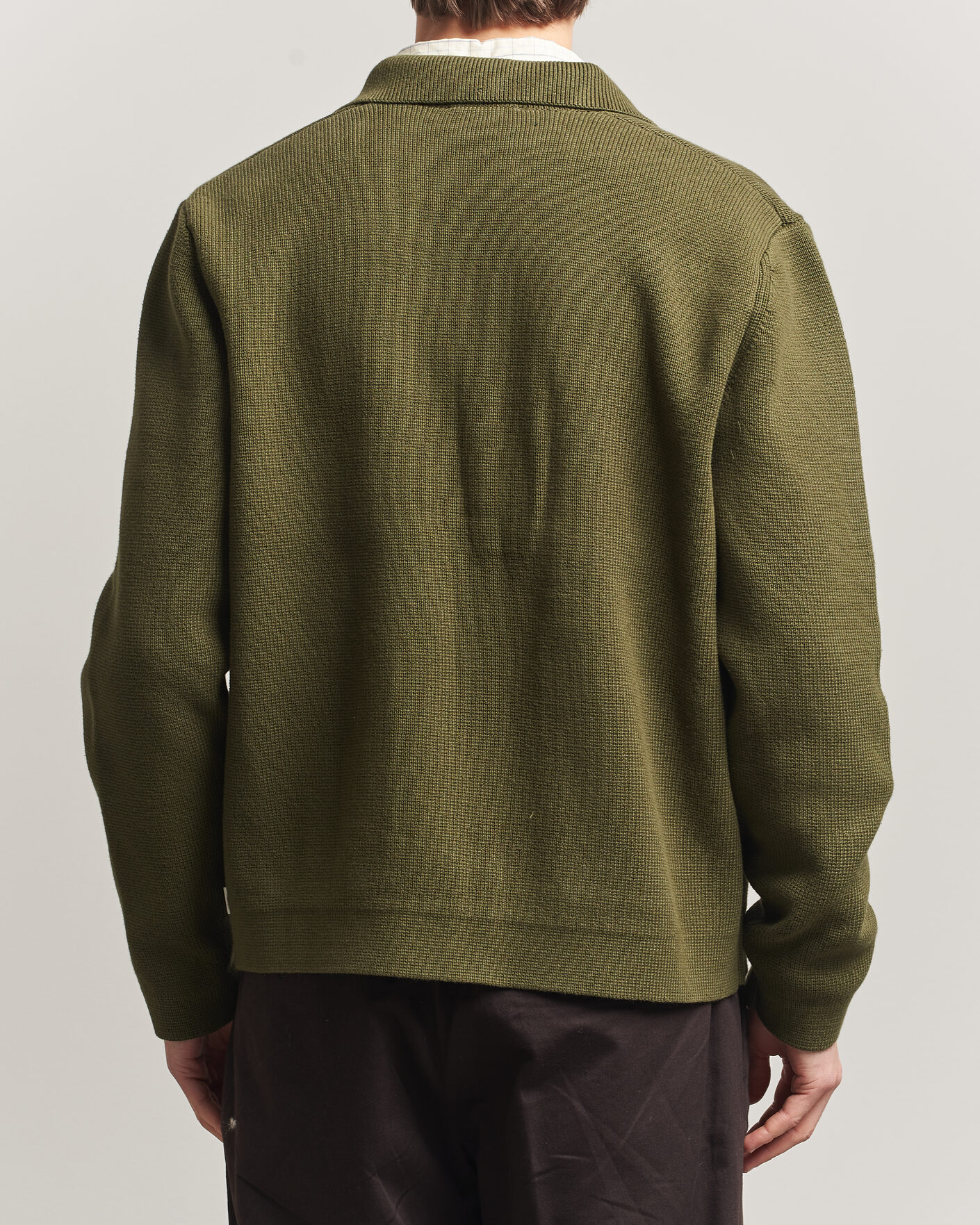 Homme | Pulls Et Tricots | LES DEUX | Fisher Cotton Milano Zip Olive Night