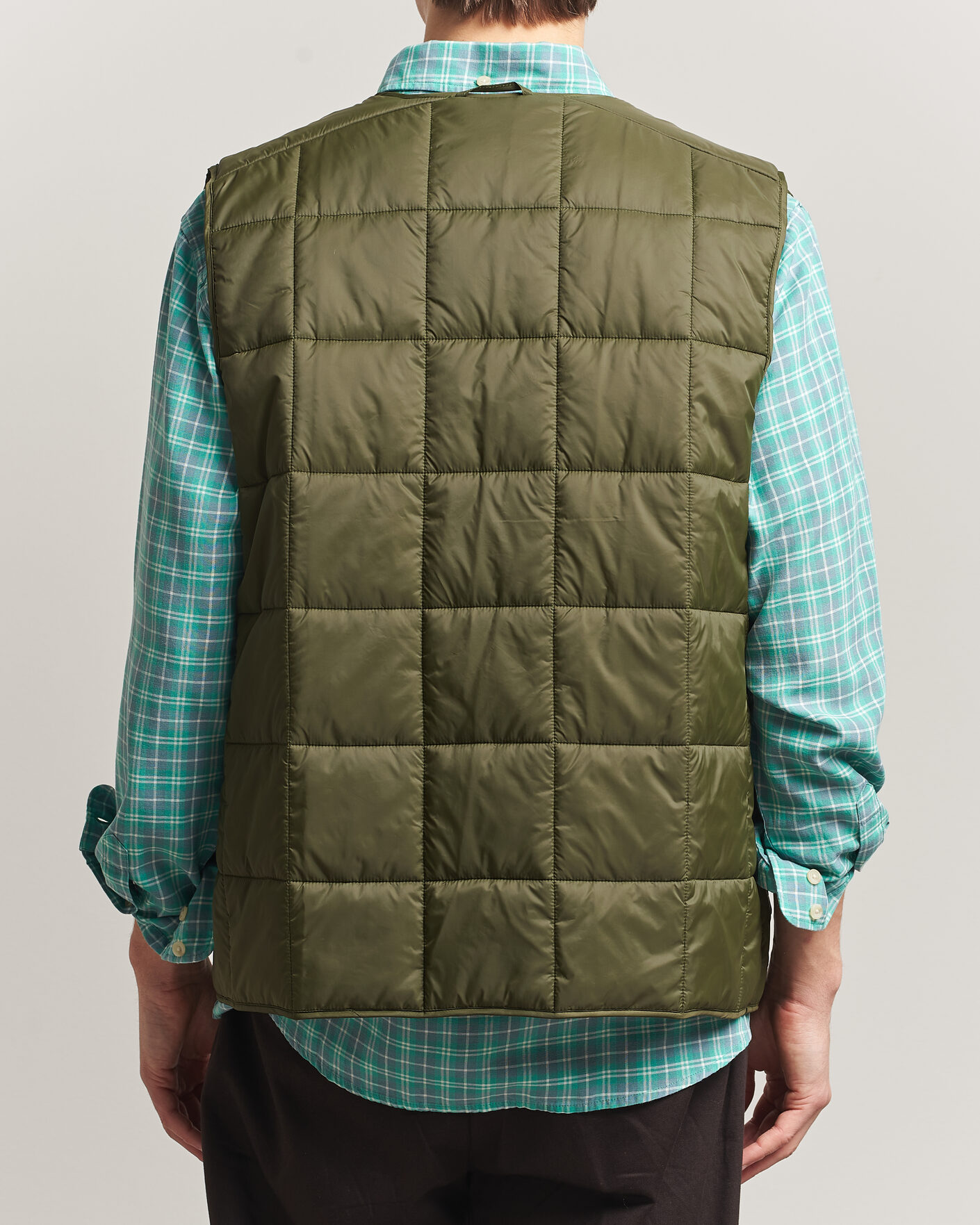 Homme | Gilets | LES DEUX | Matt Quilted Vest Olive Night