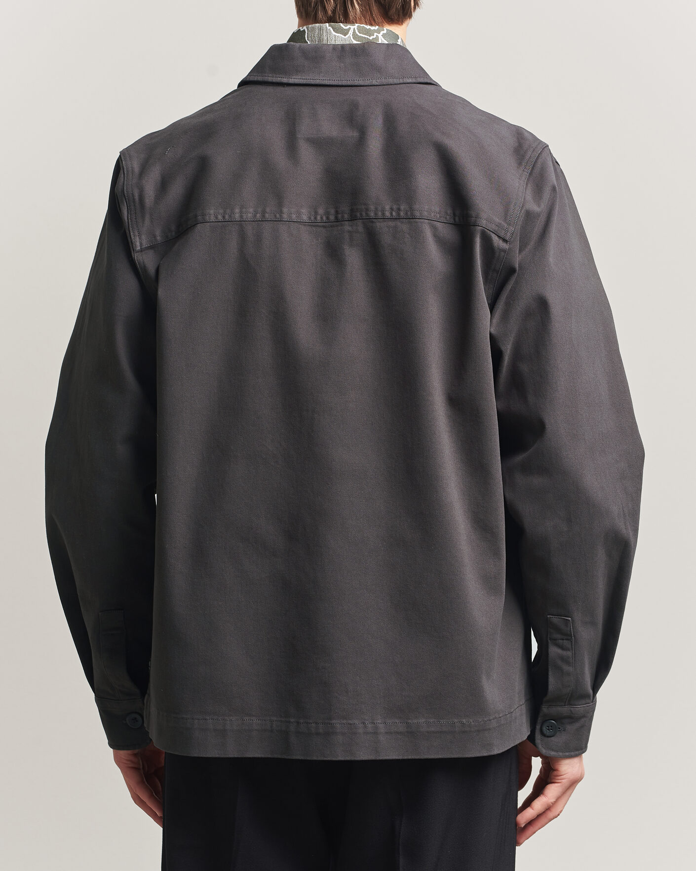 Homme | Chemises | LES DEUX | Layton Cotton Overshirt Black