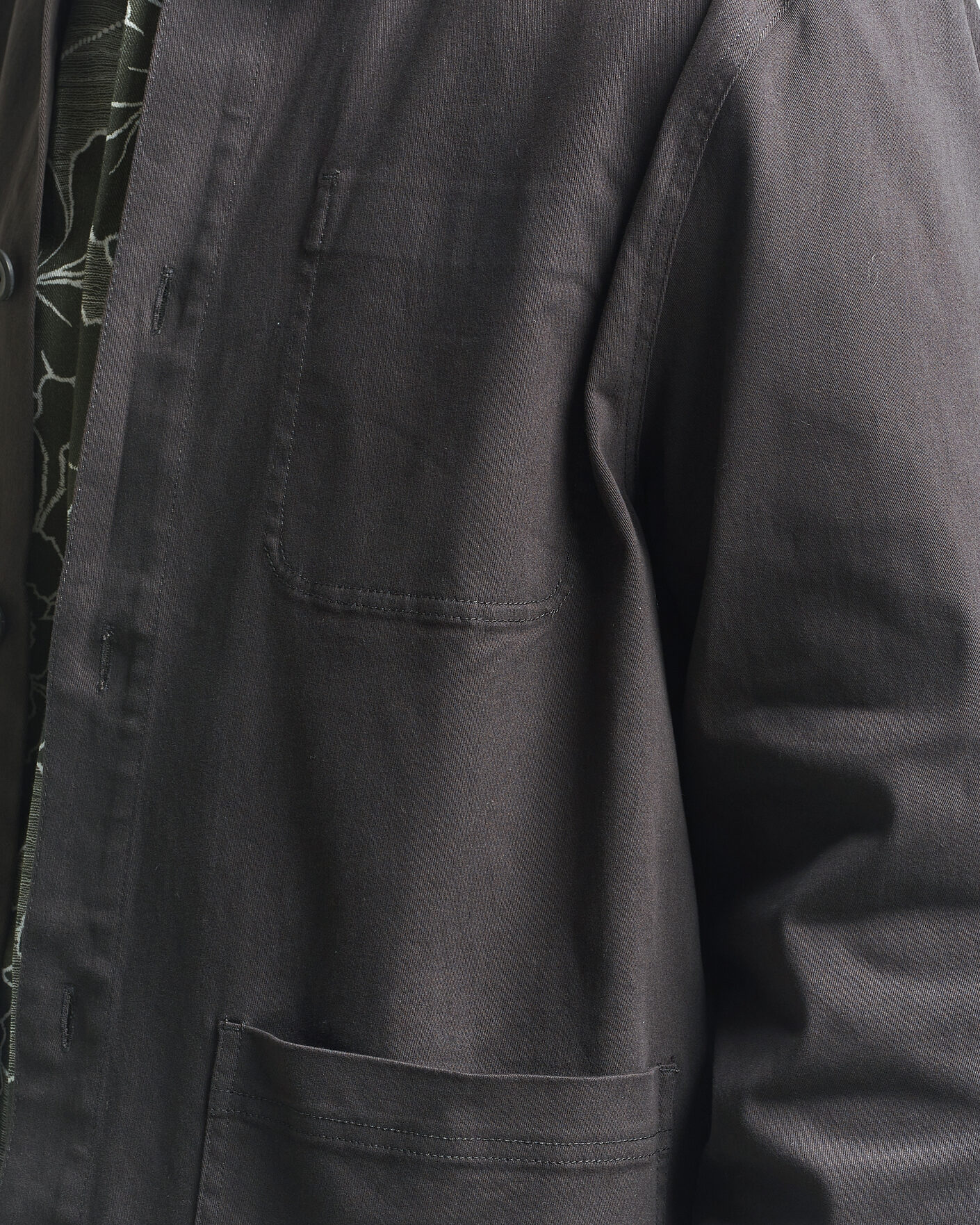 Homme | Chemises | LES DEUX | Layton Cotton Overshirt Black