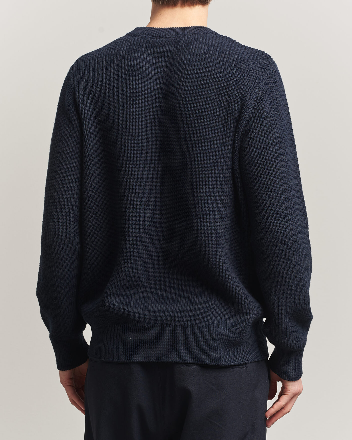 Homme | Pulls Et Tricots | LES DEUX | Garry Rib Crew Neck Knit Dark Navy