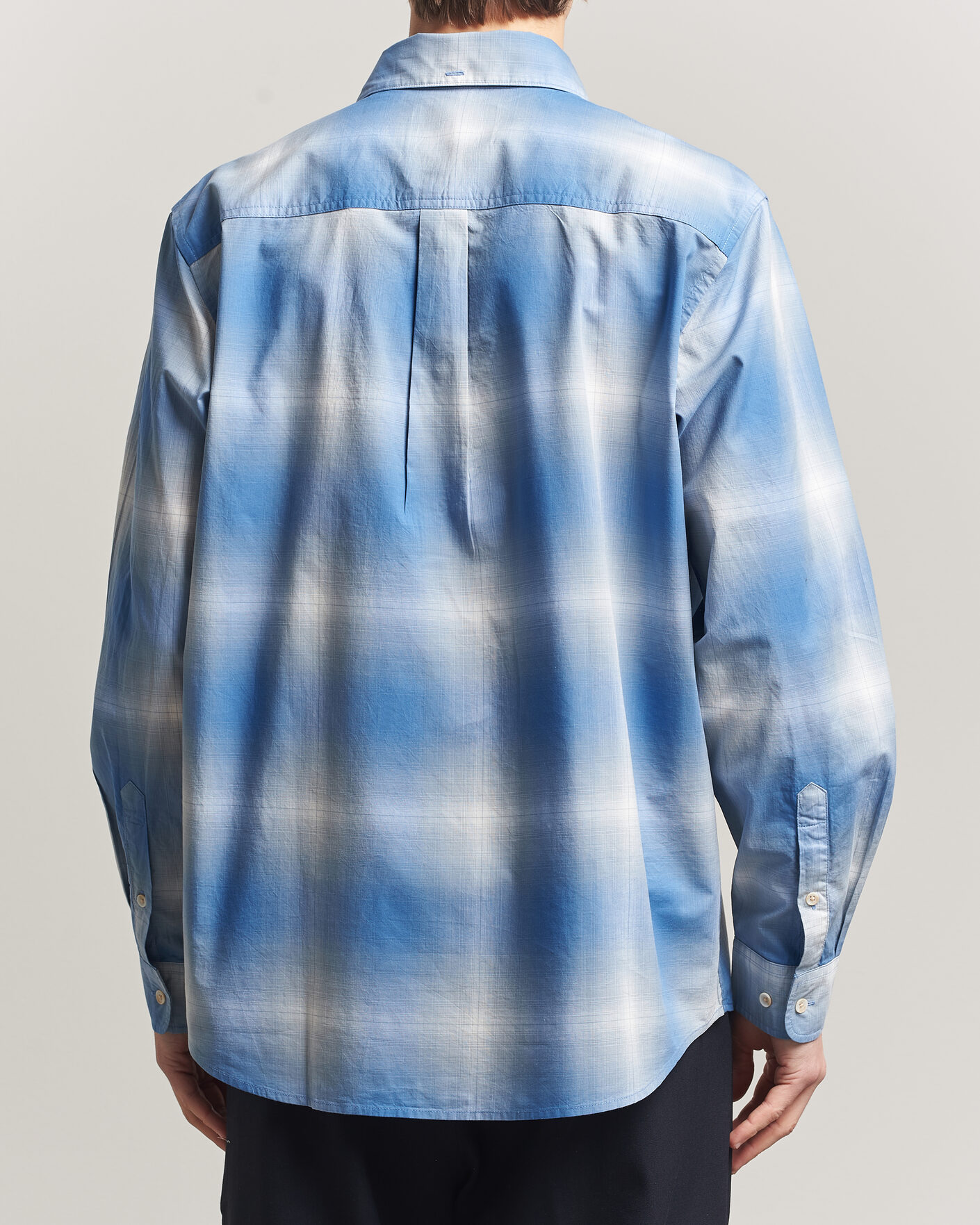 Homme | Chemises | LES DEUX | Kent Shadowcheck Shirt Palace Blue