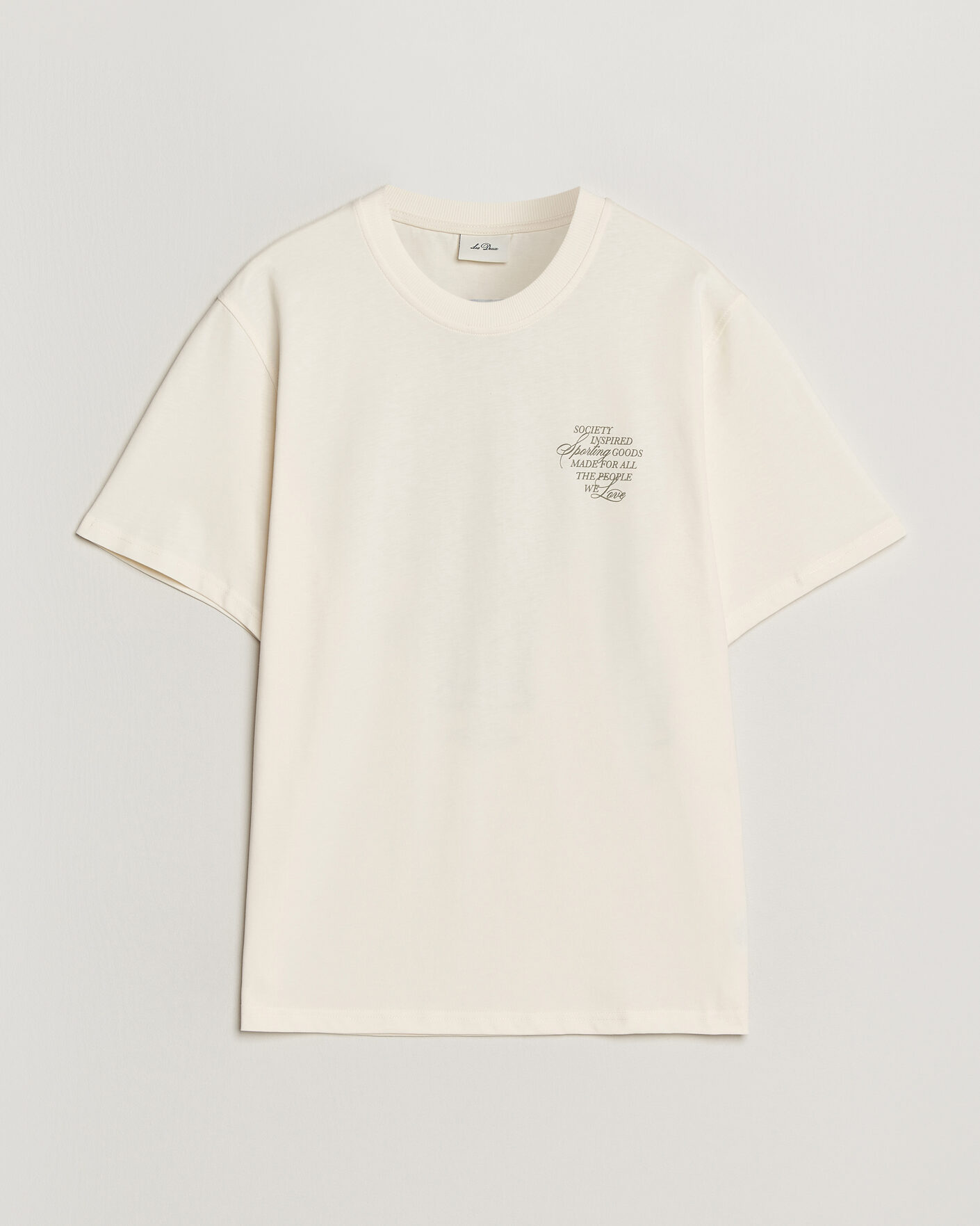 Homme | T-shirts | LES DEUX | Ben Faience T-Shirt Eggnog White