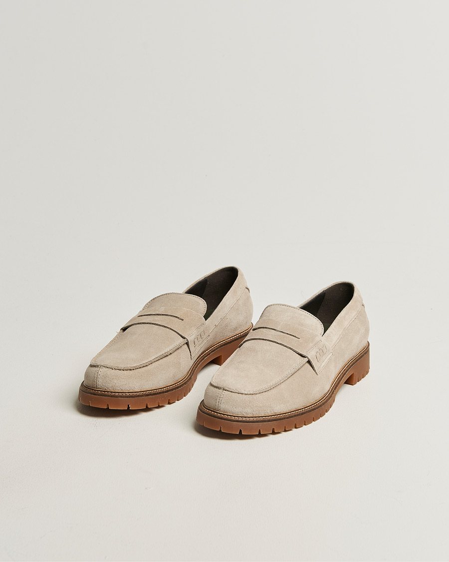 Homme | Loafers | LES DEUX | Taylor Suede Loafers Light Sand
