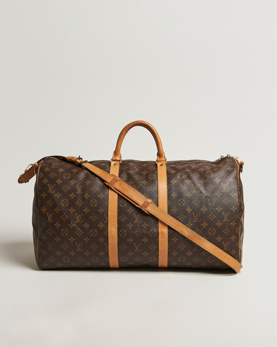 Homme | Pre-Owned & Vintage Bags | Louis Vuitton Pre-Owned | Keepall Bandouliére 55 Monogram