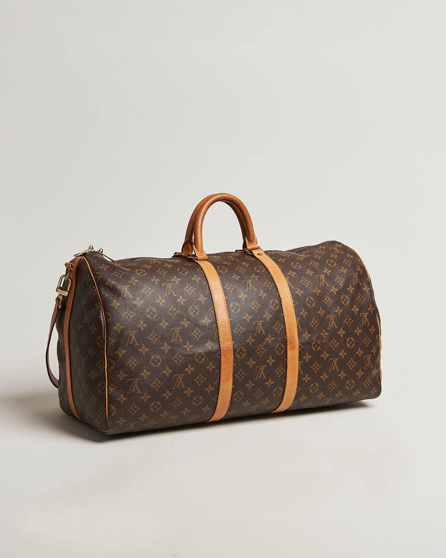 Homme | Pre-Owned & Vintage Bags | Louis Vuitton Pre-Owned | Keepall Bandouliére 55 Monogram