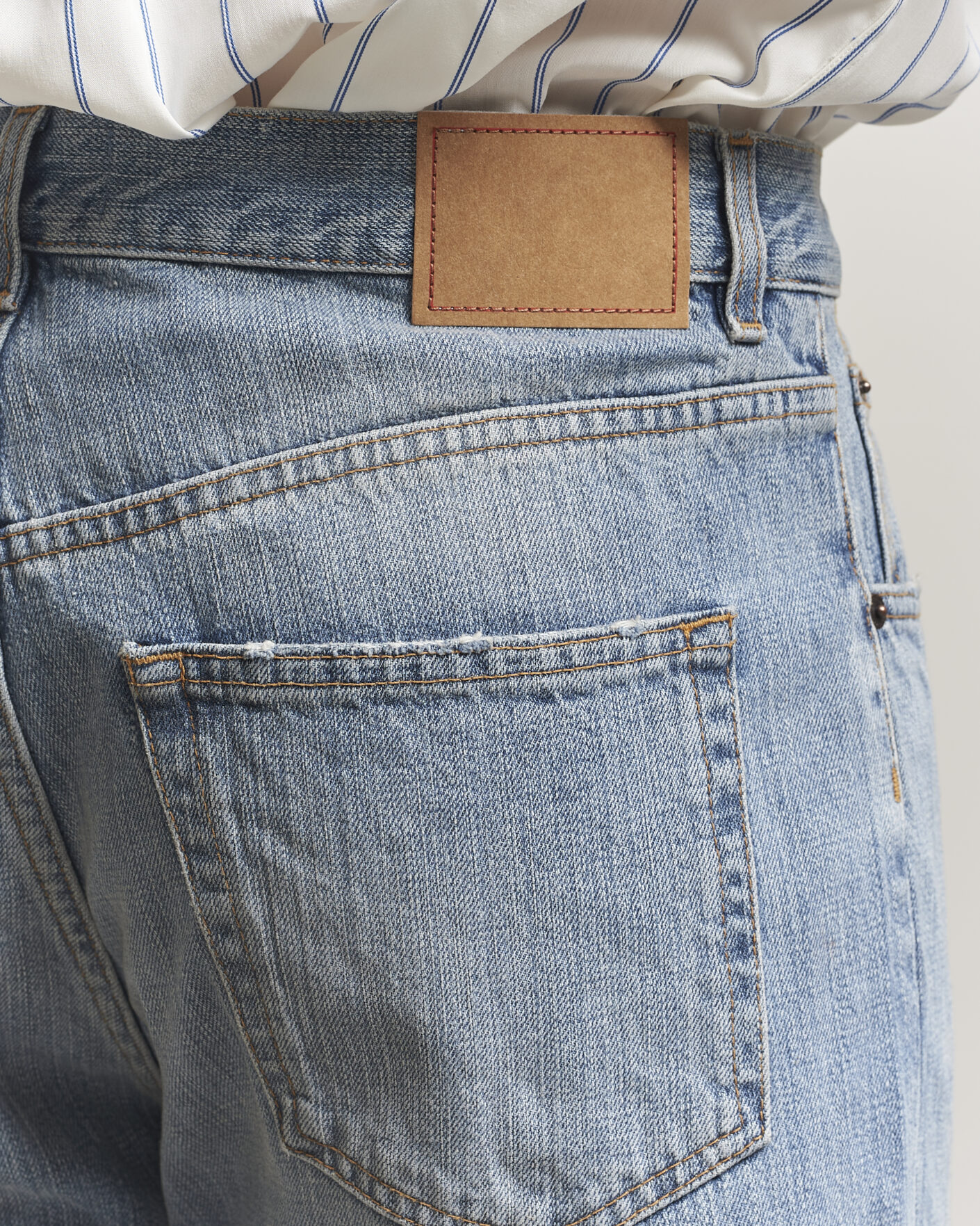 Homme | Jeans | Jeanerica | VM009 Vega Jeans Light Blue Righe