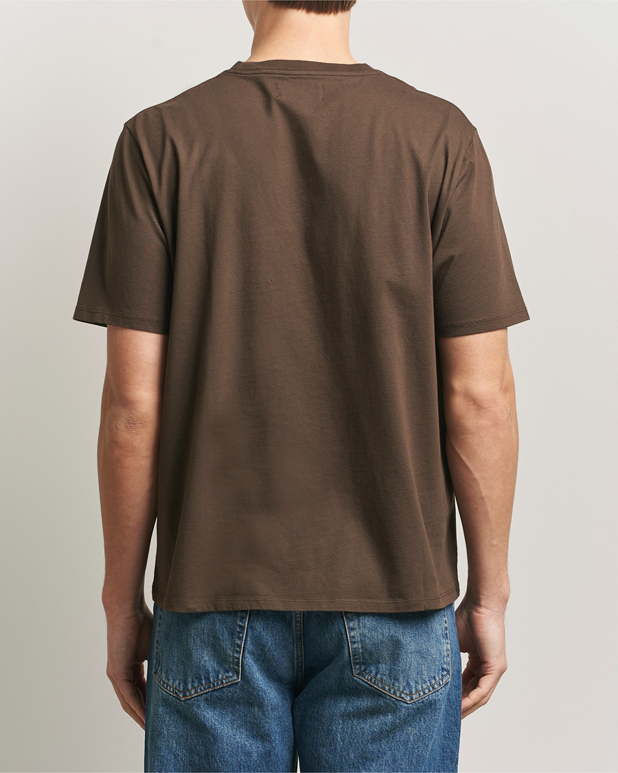 Homme | T-shirts | Jeanerica | Delon Crew Neck T-Shirt Brown