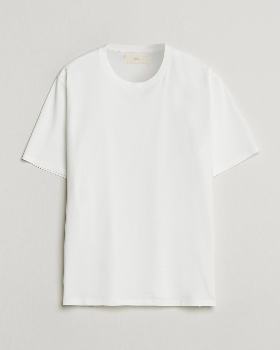 Homme | T-shirts | Jeanerica | Delon Crew Neck T-Shirt Natural White