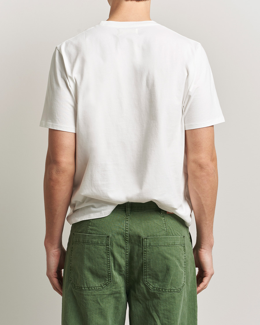 Homme | T-shirts | Jeanerica | Delon Crew Neck T-Shirt Natural White