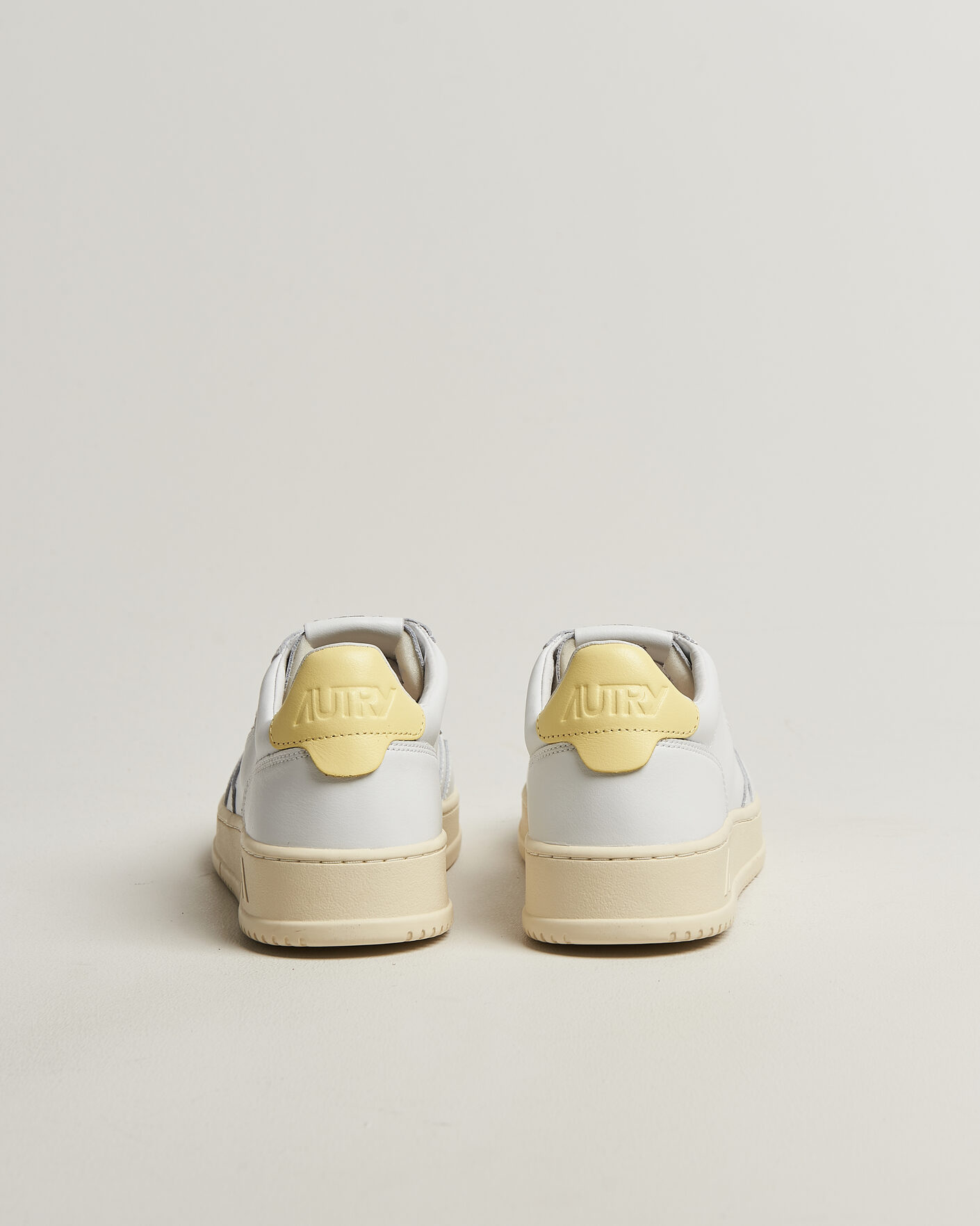 Homme | Baskets | Autry | Medalist Low Sneaker White/Lemon Meringue