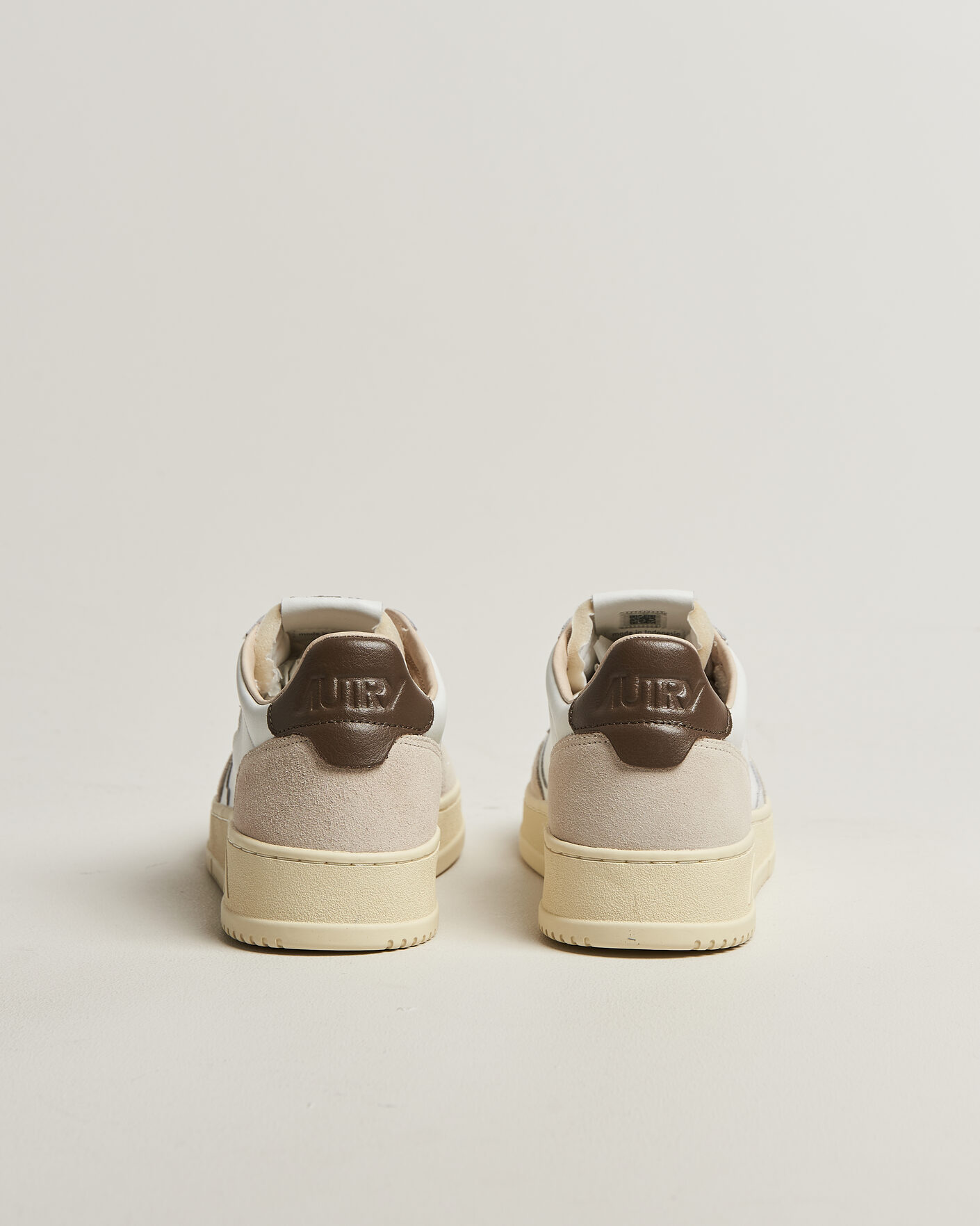 Homme | Baskets | Autry | Medalist Low Leather/Suede Sneaker White/Teak