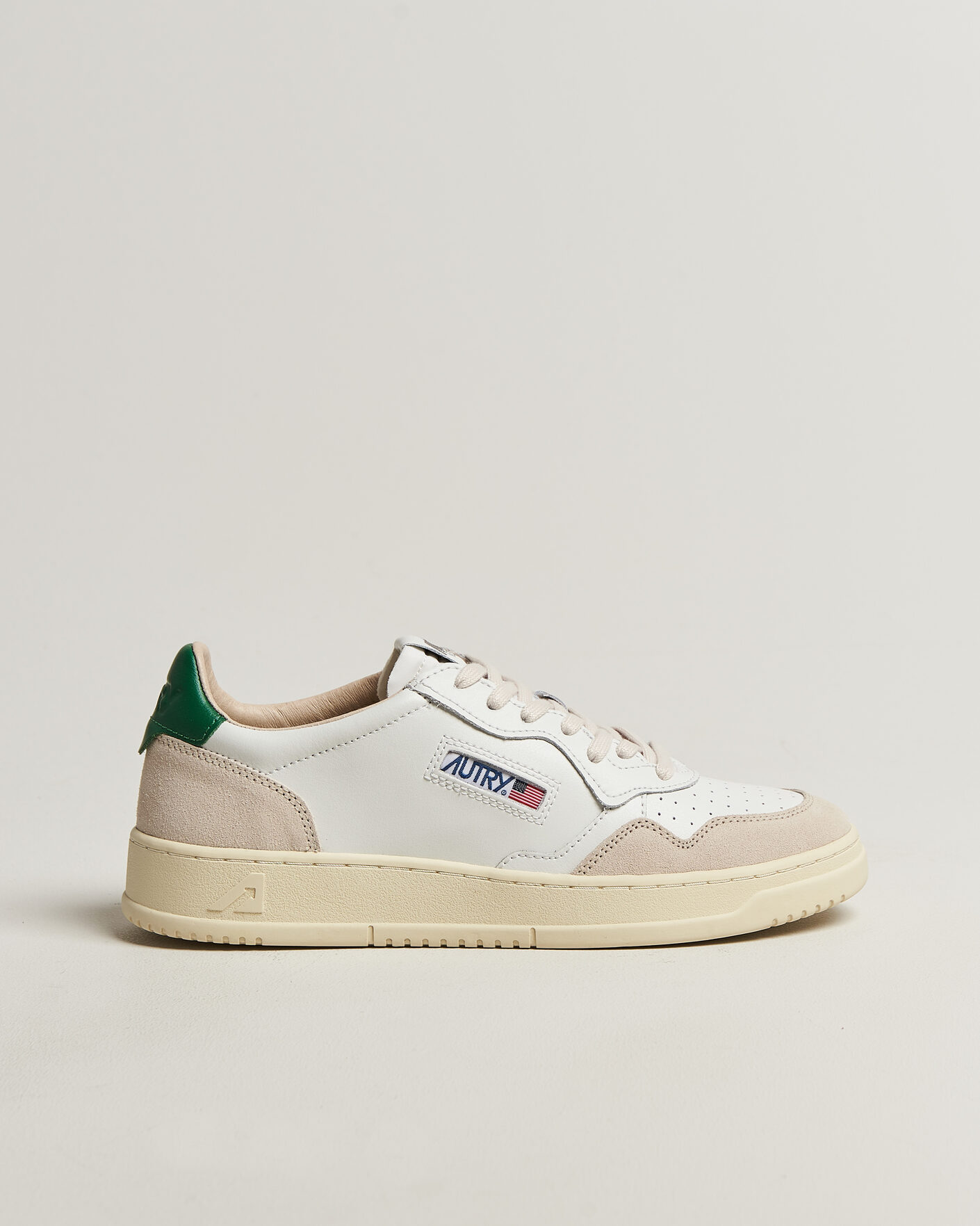 Homme | Baskets | Autry | Medalist Low Sneaker White/Amazon