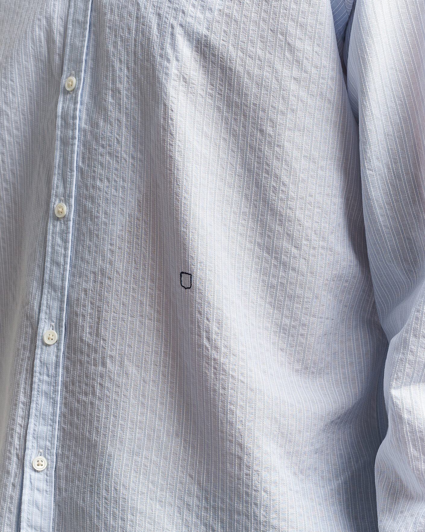 Homme | Chemises | Massimo Alba | Genova Striped Shirt Sky Blue