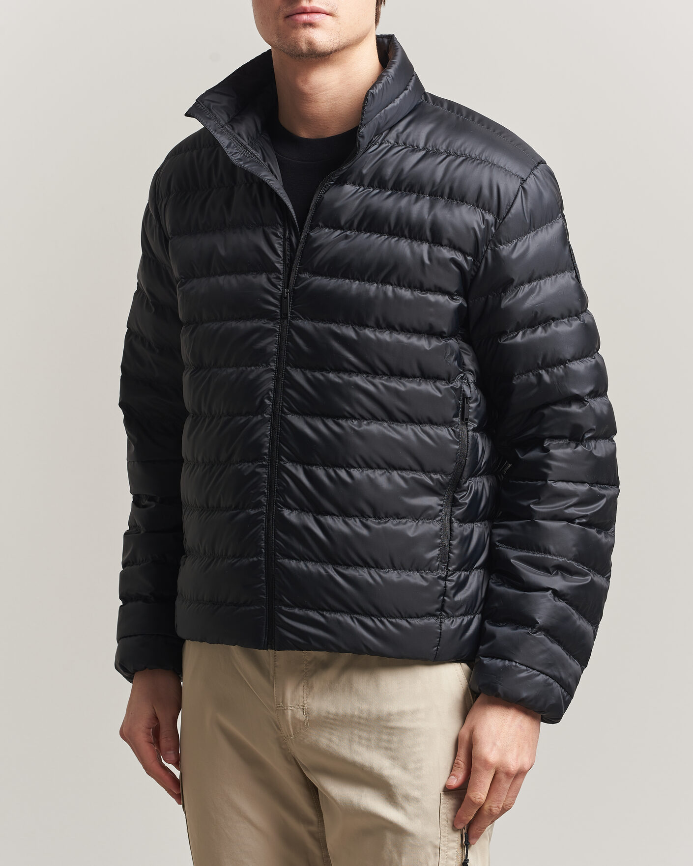 Homme | Manteaux Et Vestes | Canada Goose | Black Label Stratus Down Jacket Black