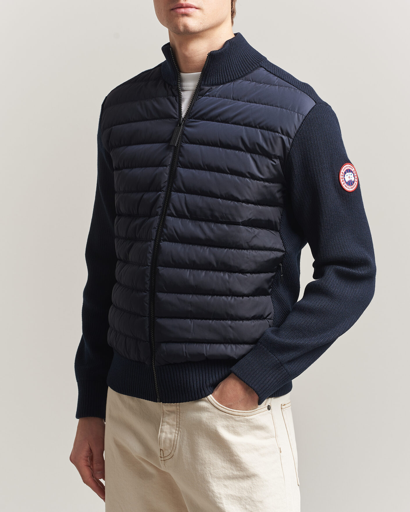 Homme | Manteaux Et Vestes | Canada Goose | Hybridge Knit Jacket Nocturne