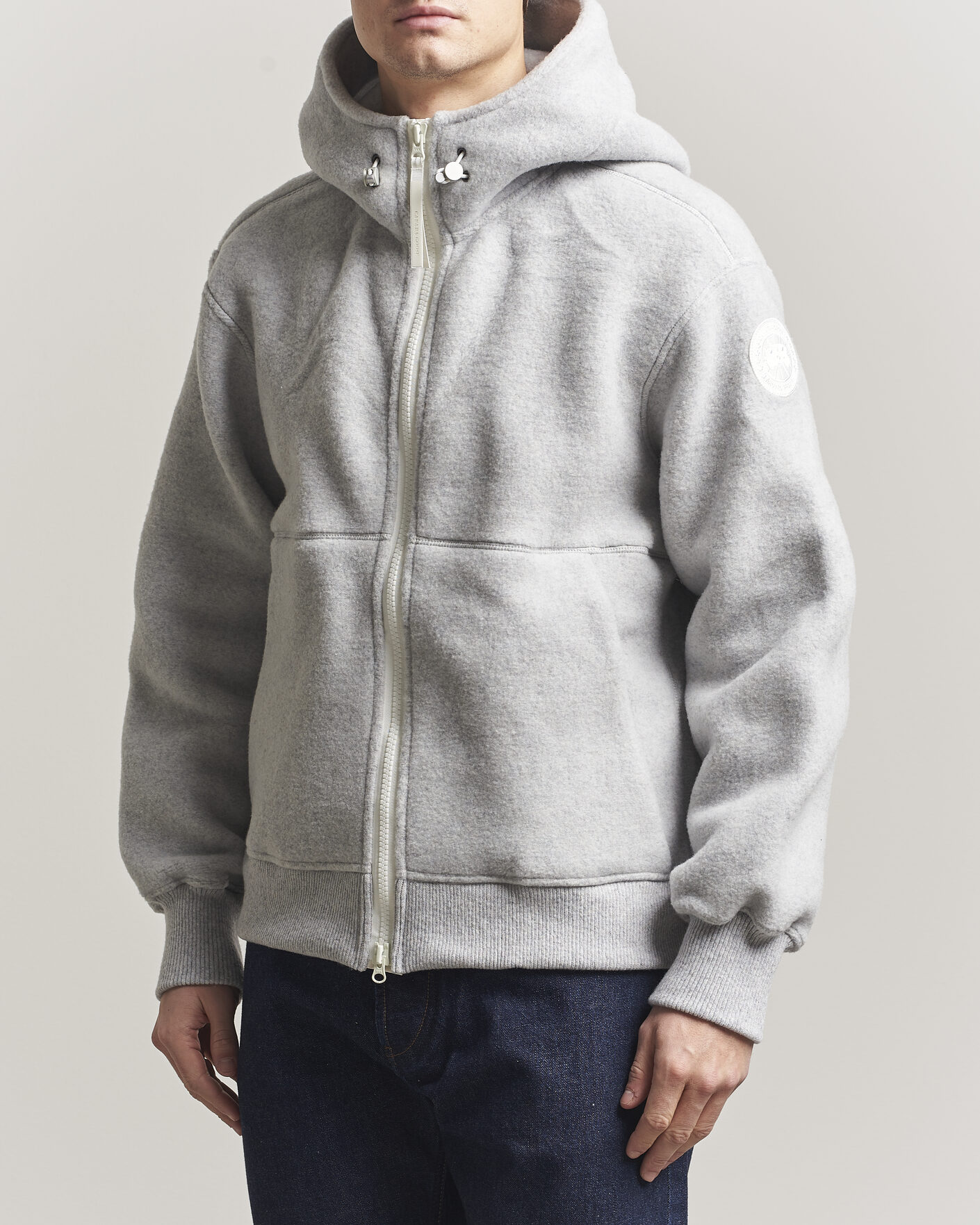 Homme | Manteaux Et Vestes | Canada Goose | Chillwack Fleece Bomber Silverbirch Heather