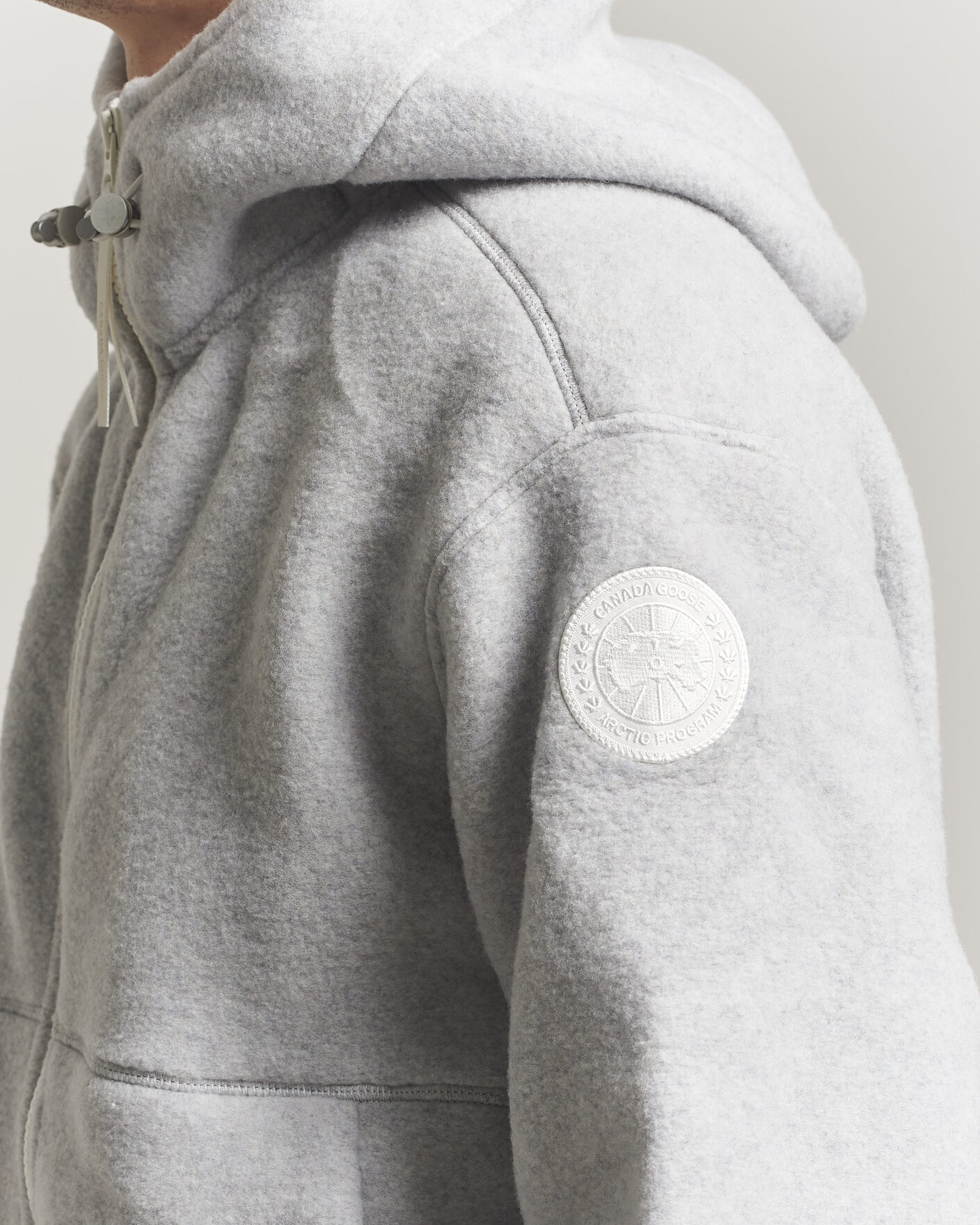 Homme | Manteaux Et Vestes | Canada Goose | Chillwack Fleece Bomber Silverbirch Heather