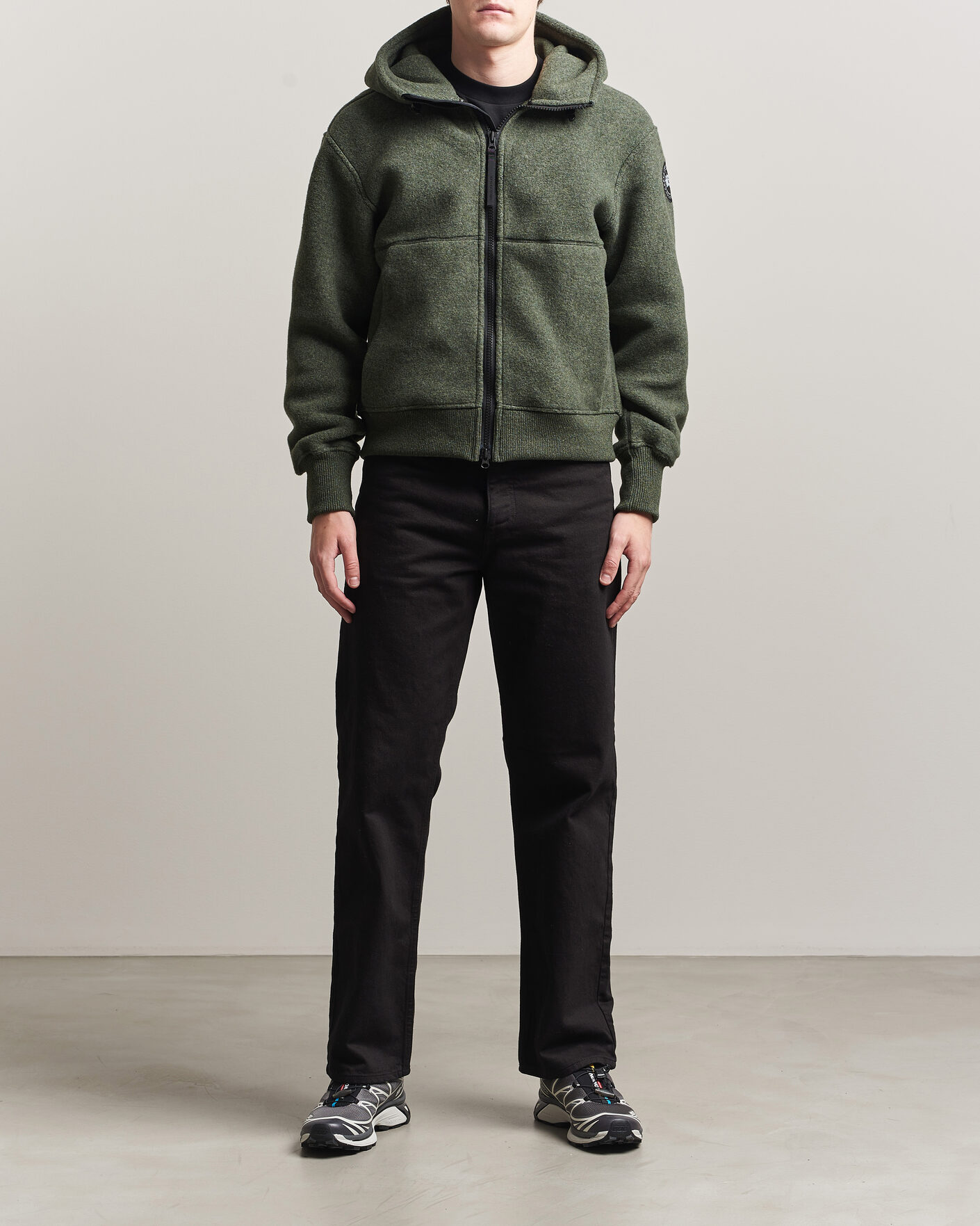 Homme | Manteaux Et Vestes | Canada Goose | BD Chillwack Fleece Bomber Moss Khaki