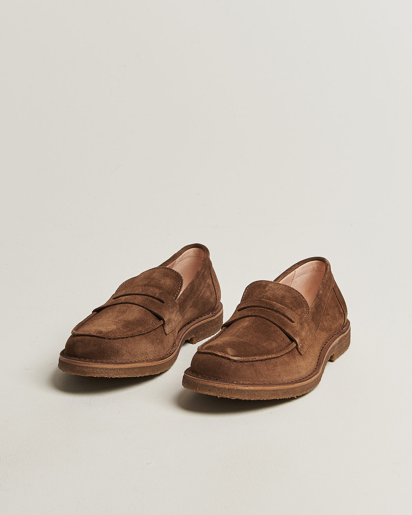 Homme | Loafers | Astorflex | Mokaflex Loafers Dark Khaki Suede