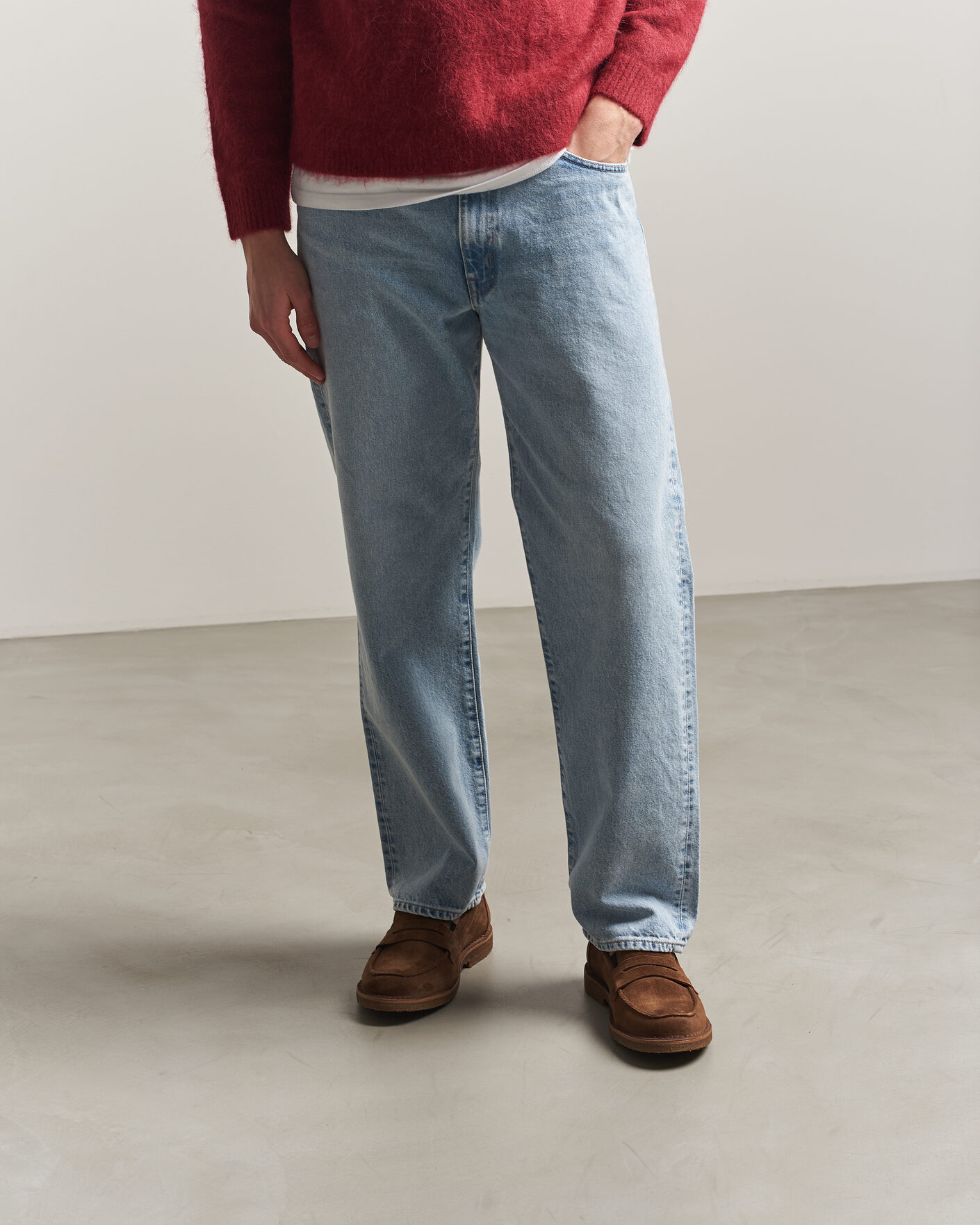 Homme | Loafers | Astorflex | Mokaflex Loafers Dark Khaki Suede